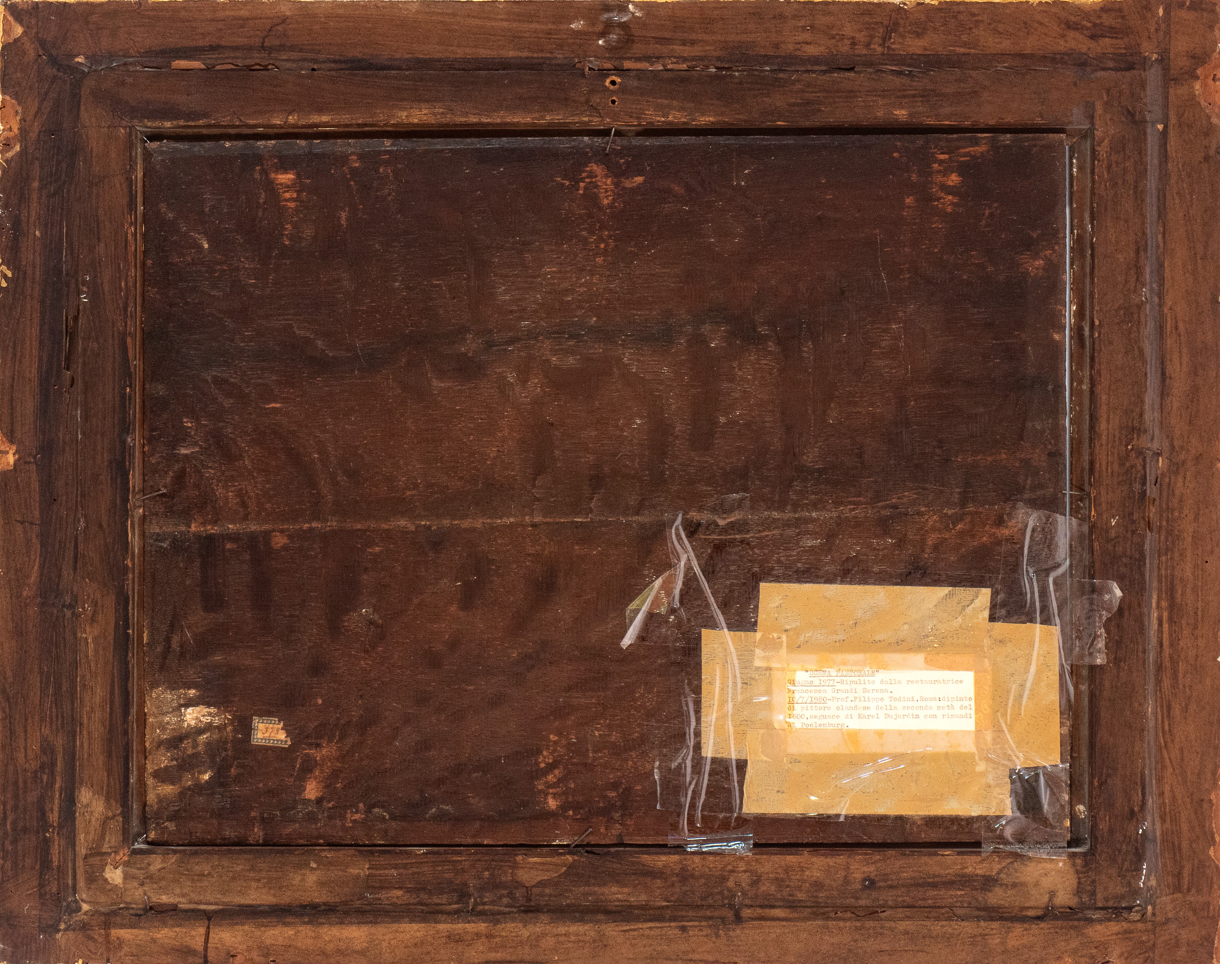 Artista Fiammingo Attivo a Roma, XVII Secolo - Autore sconosciuto, Paesaggio con pastorelle, anim...