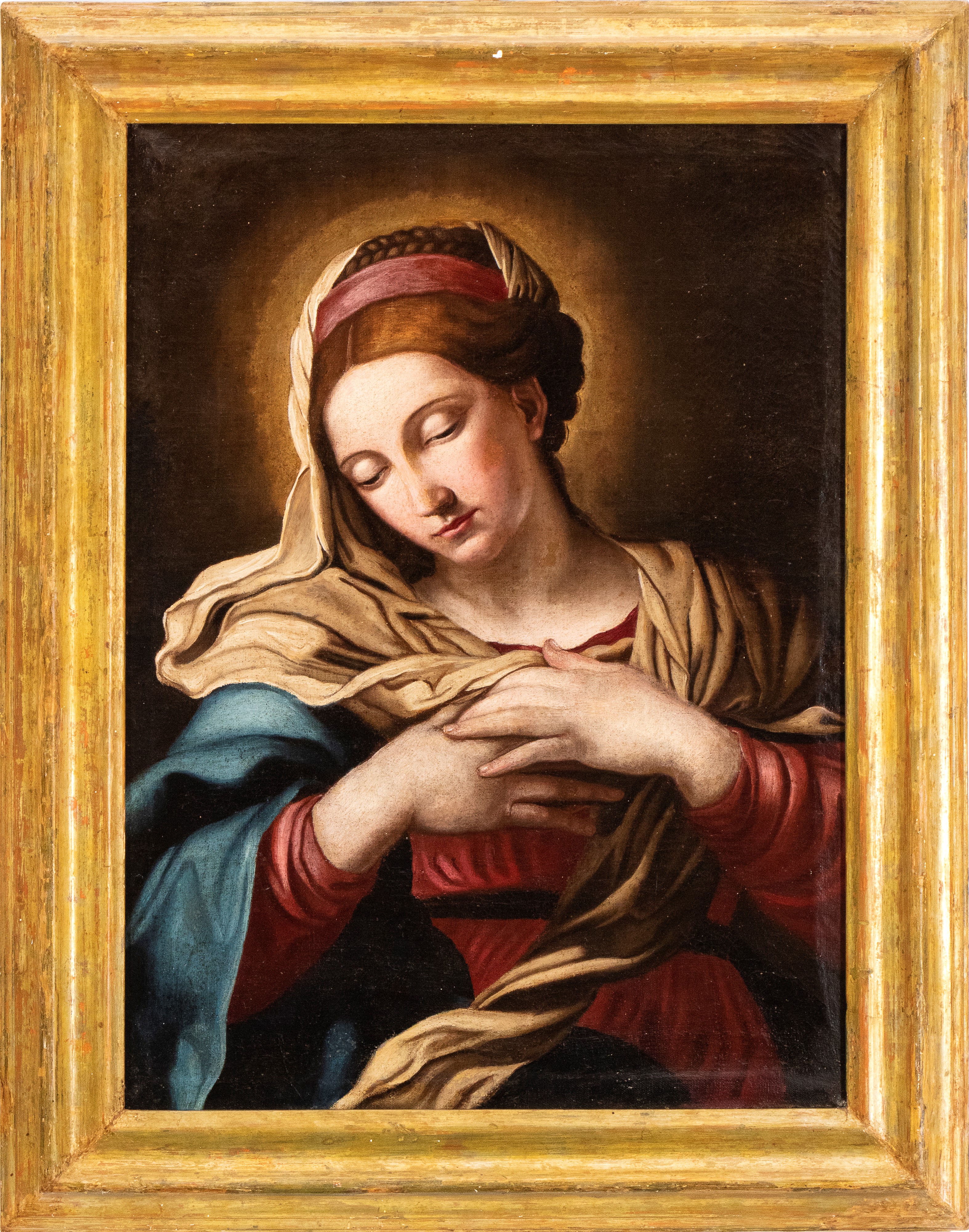 Giovanni Battista Salvi Sassoferrato - Madonna annunciata, olio su tela