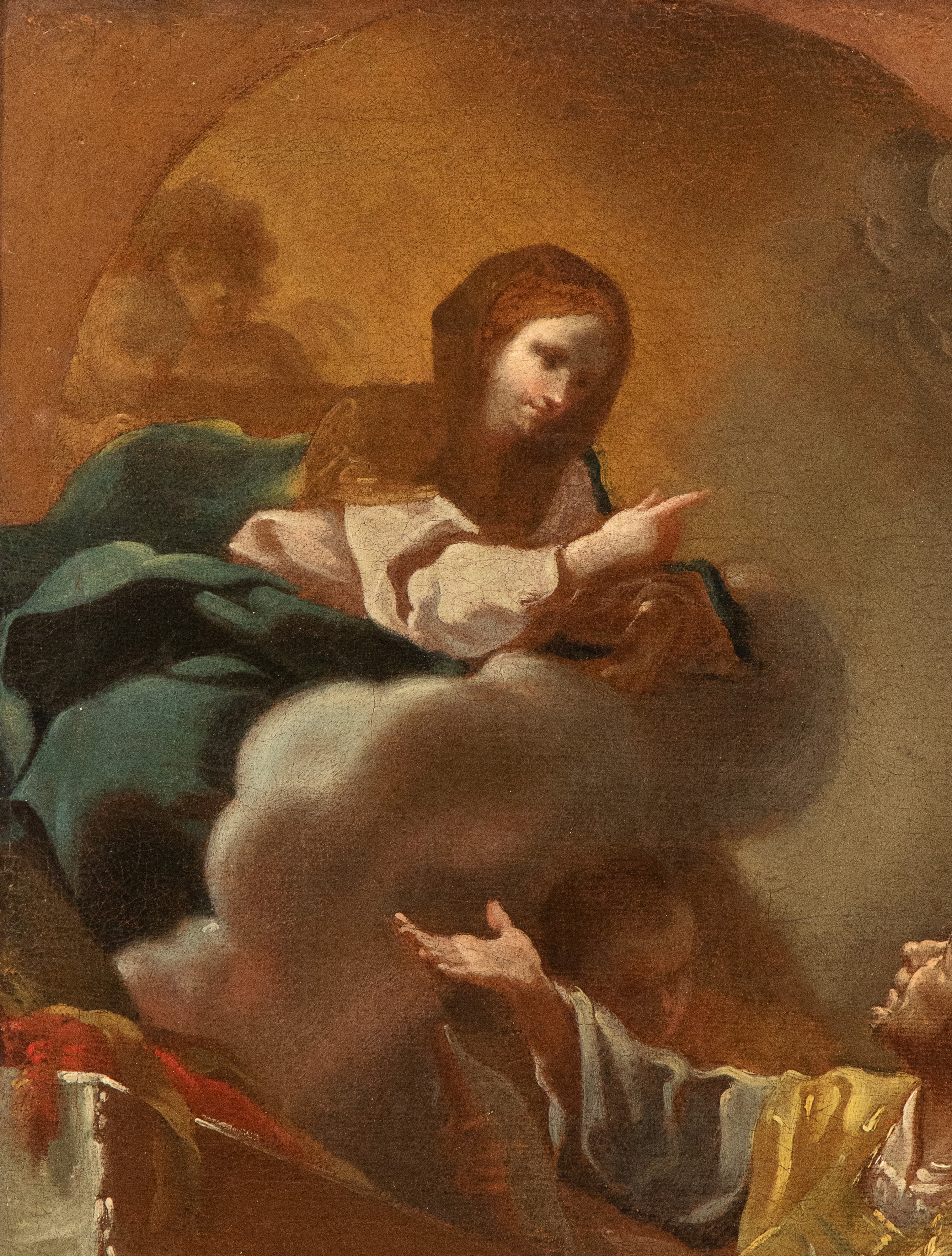 Antonio González Velázquez - Visione mistica di San Filippo Neri, olio su tela