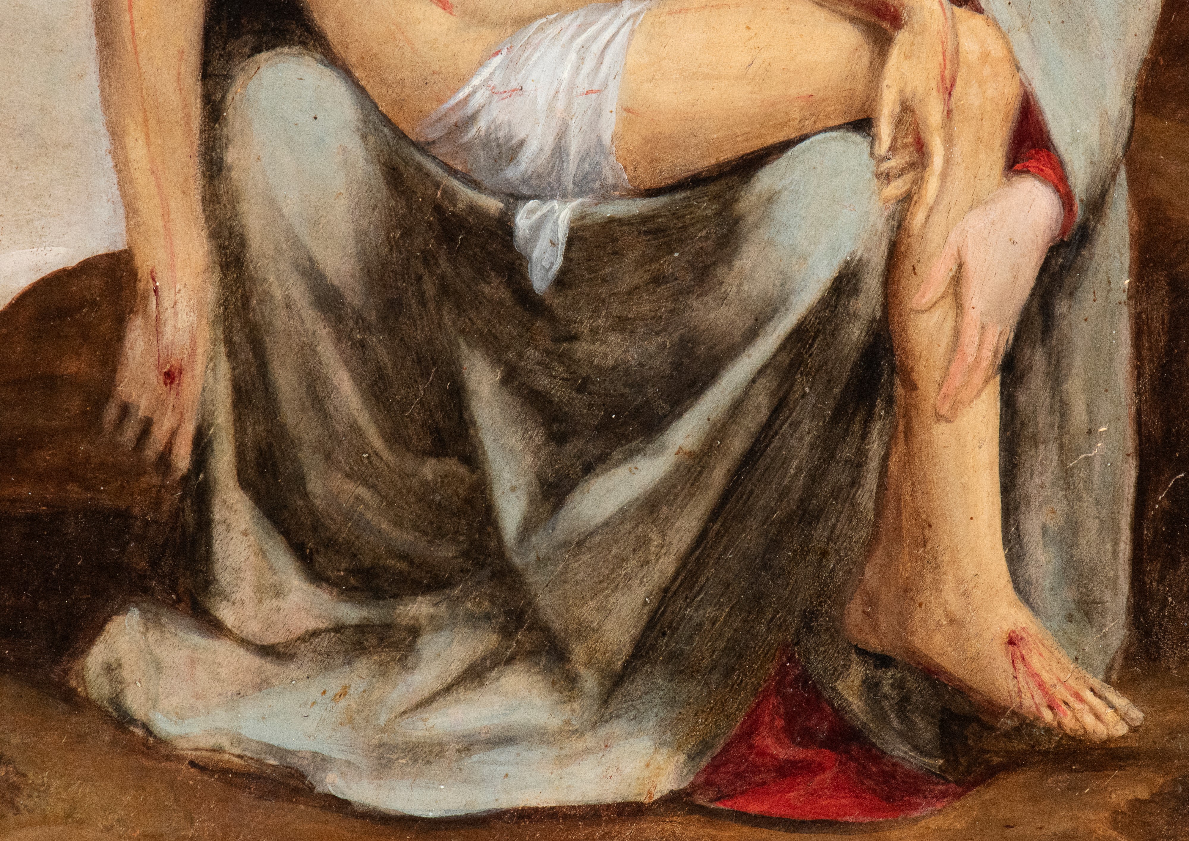 Ventura Salimbeni - Pietà, olio su tavola