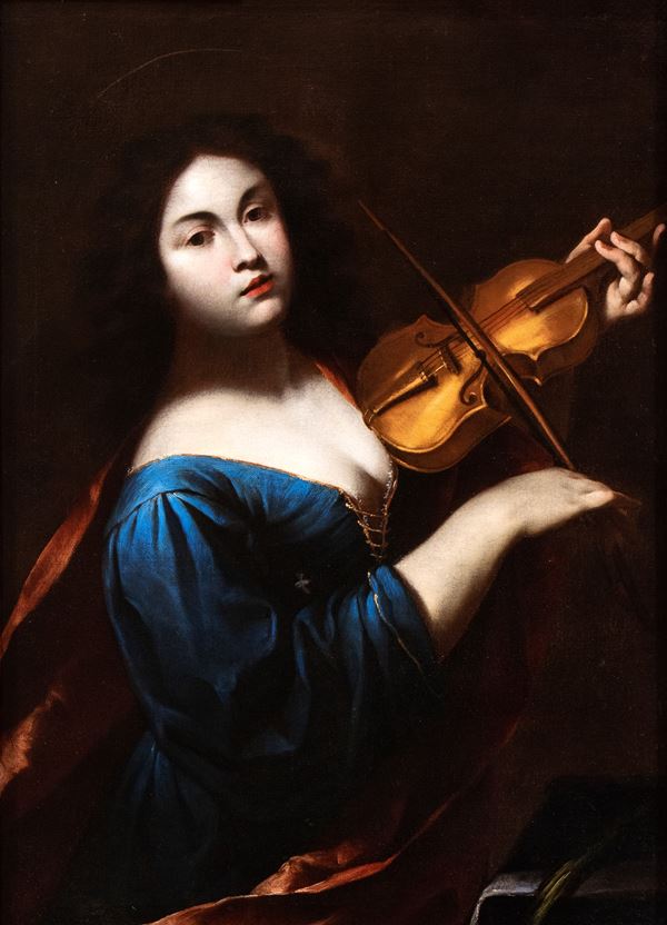 Andrea Vaccaro - Saint Cecilia or Allegory of Music