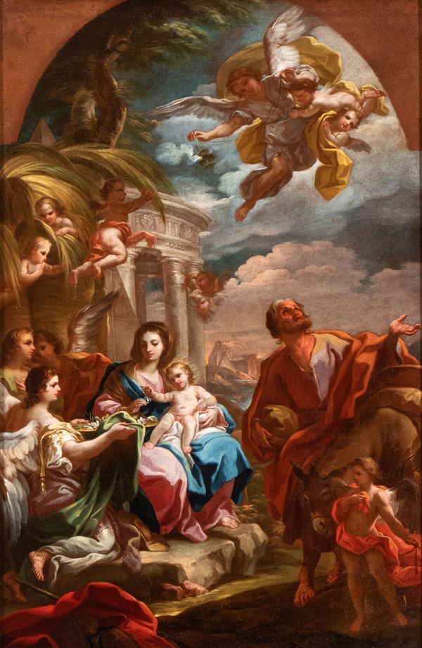 Corrado Giaquinto - The Rest on the Flight into Egypt
