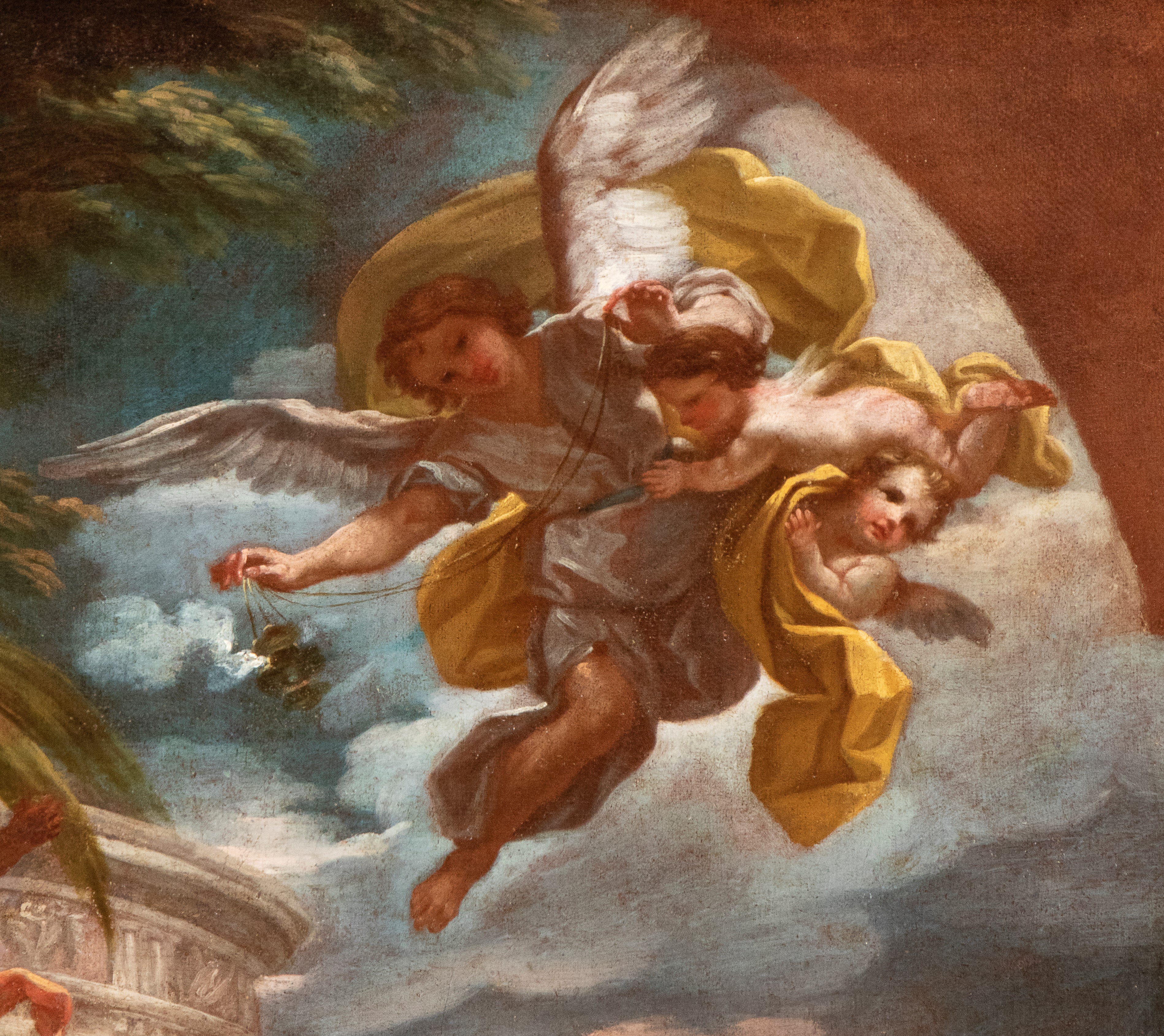 Corrado Giaquinto - Riposo dalla fuga in Egitto, olio su tela