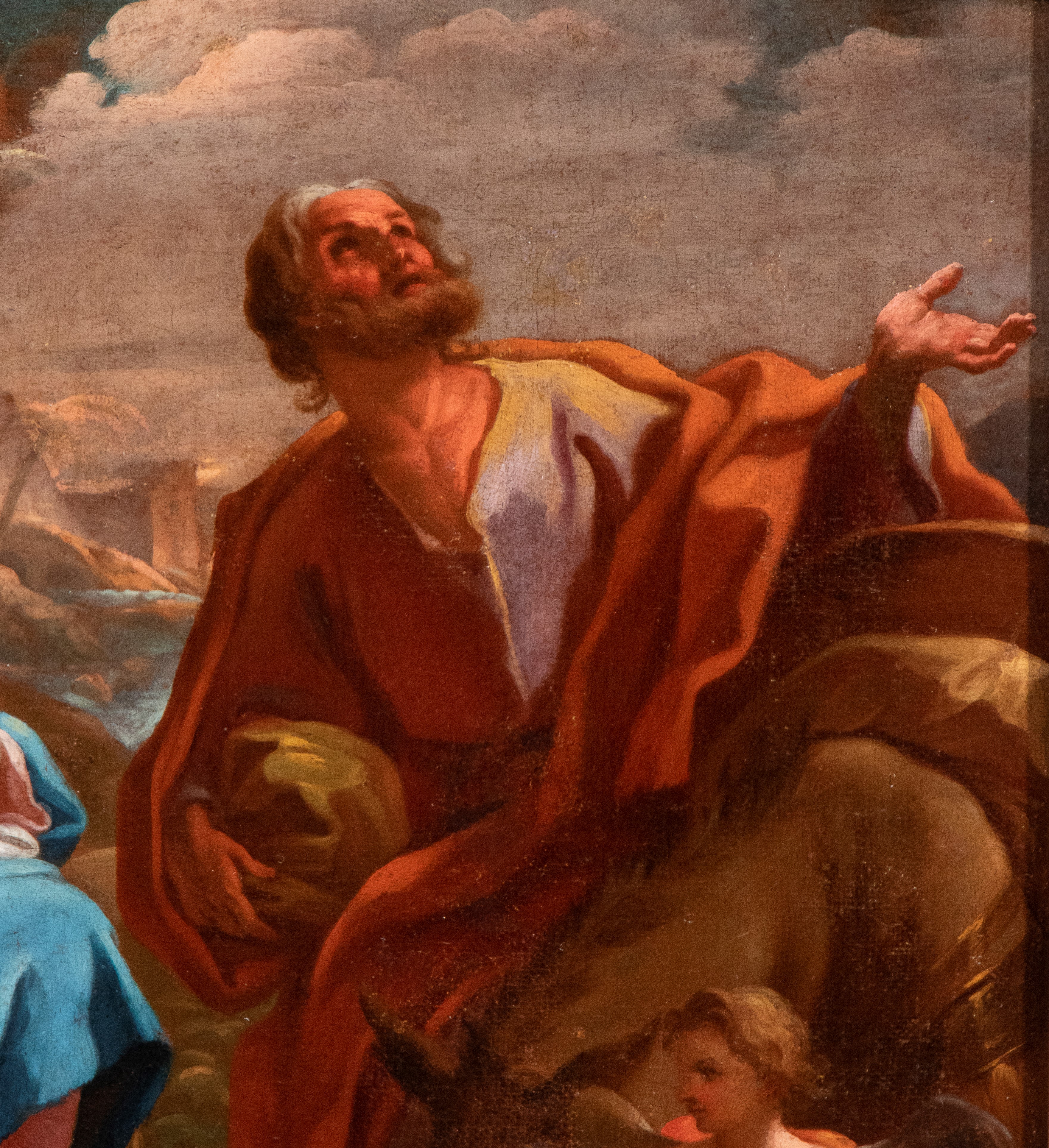 Corrado Giaquinto - Riposo dalla fuga in Egitto, olio su tela