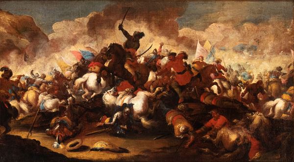 Antonio Calza - Battle of cavalry