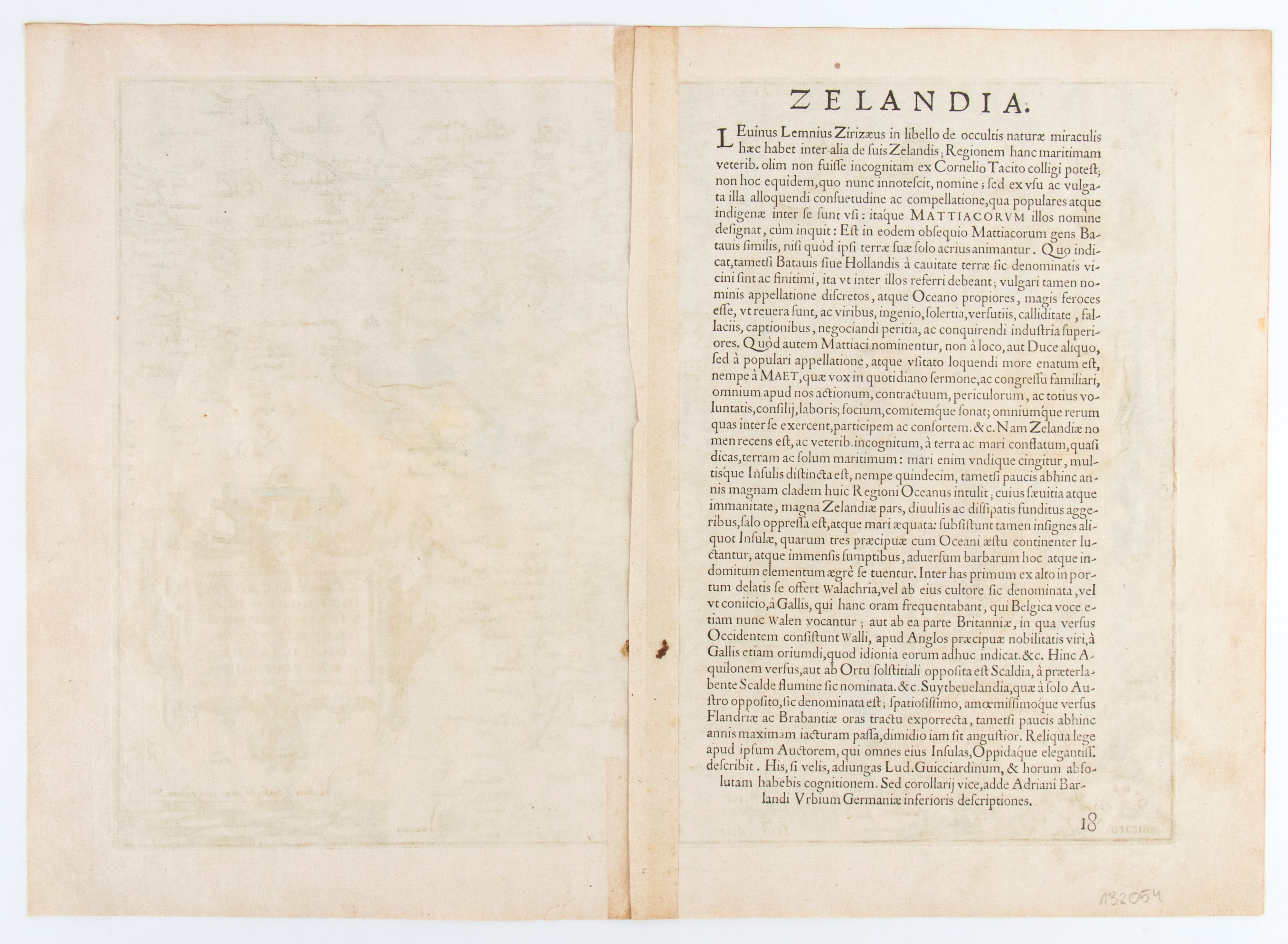 [Europa - Paessi Bassi] Zelandicarum Insularum exactissima et nova descriptio...