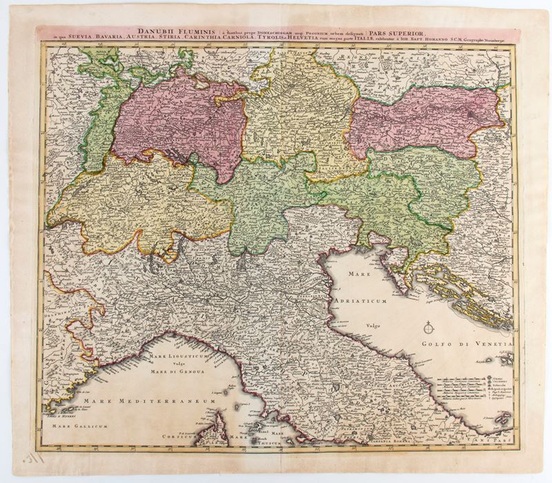 [Europa centrale - Austria - Germania] Danubii fluminis a fontibus prope Doneschingam usqae Poson...