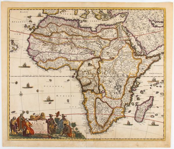 Frederick de Wit - [Africa] Totius Africae accuratissima tabula