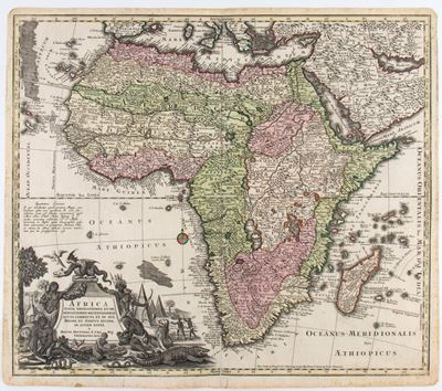 Africa Iuxta Navigationes et Observationes Recentissimas, acquaforte e bulino