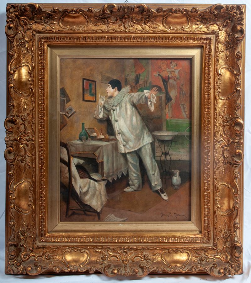 Pierrot dentro la stanza