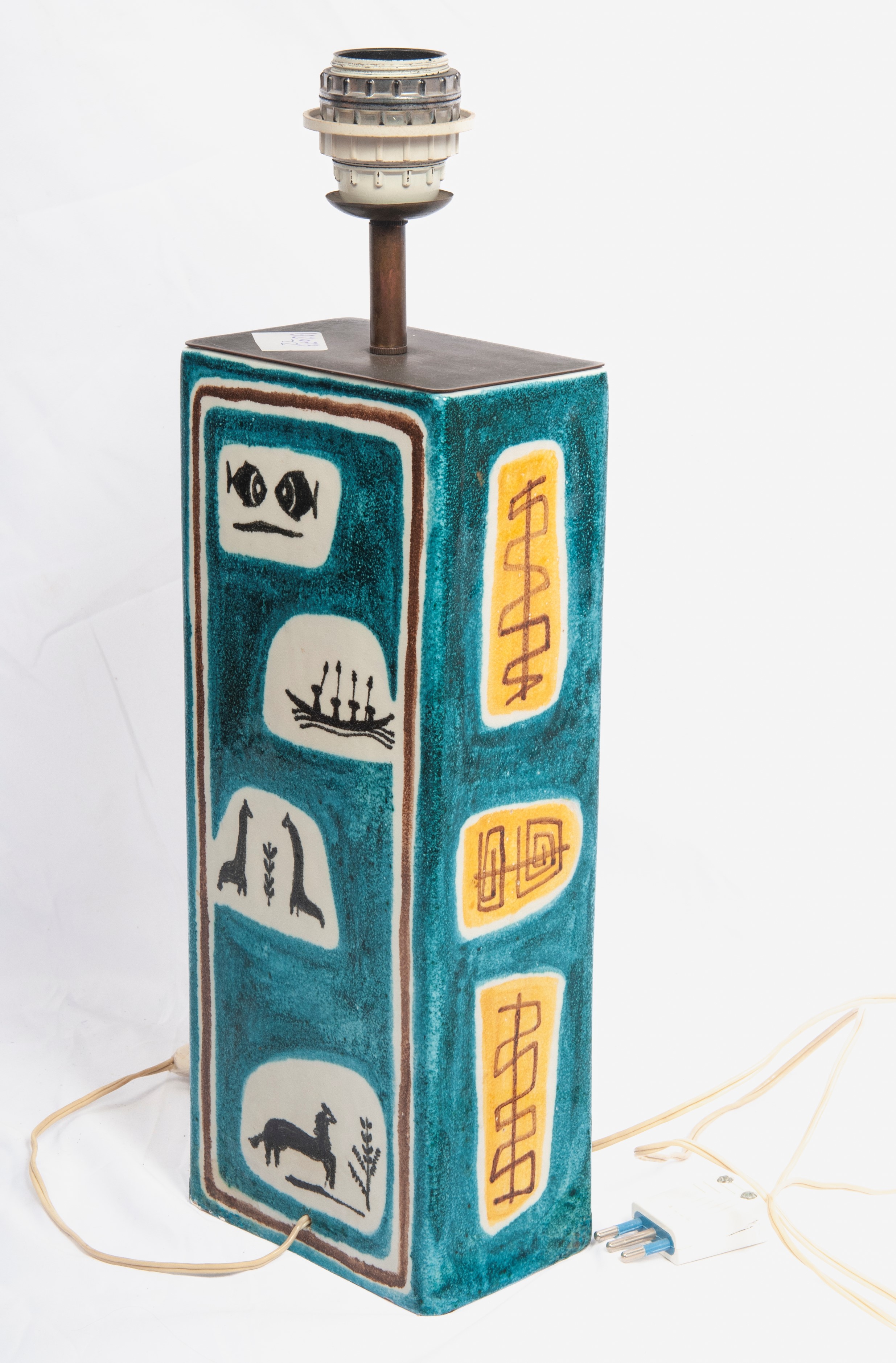 Lampada da tavolo in ceramica, Firenze 1955