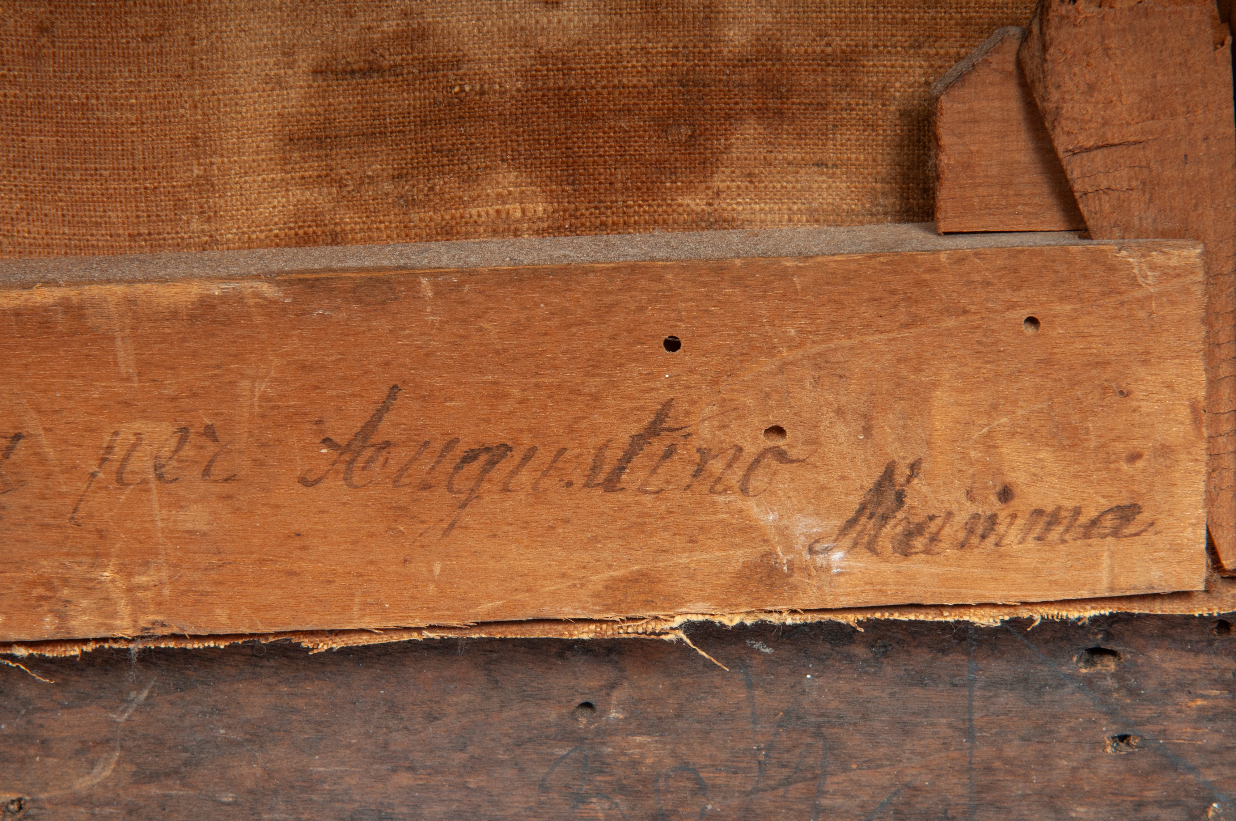 Capoletto devozionale con Madonna orante