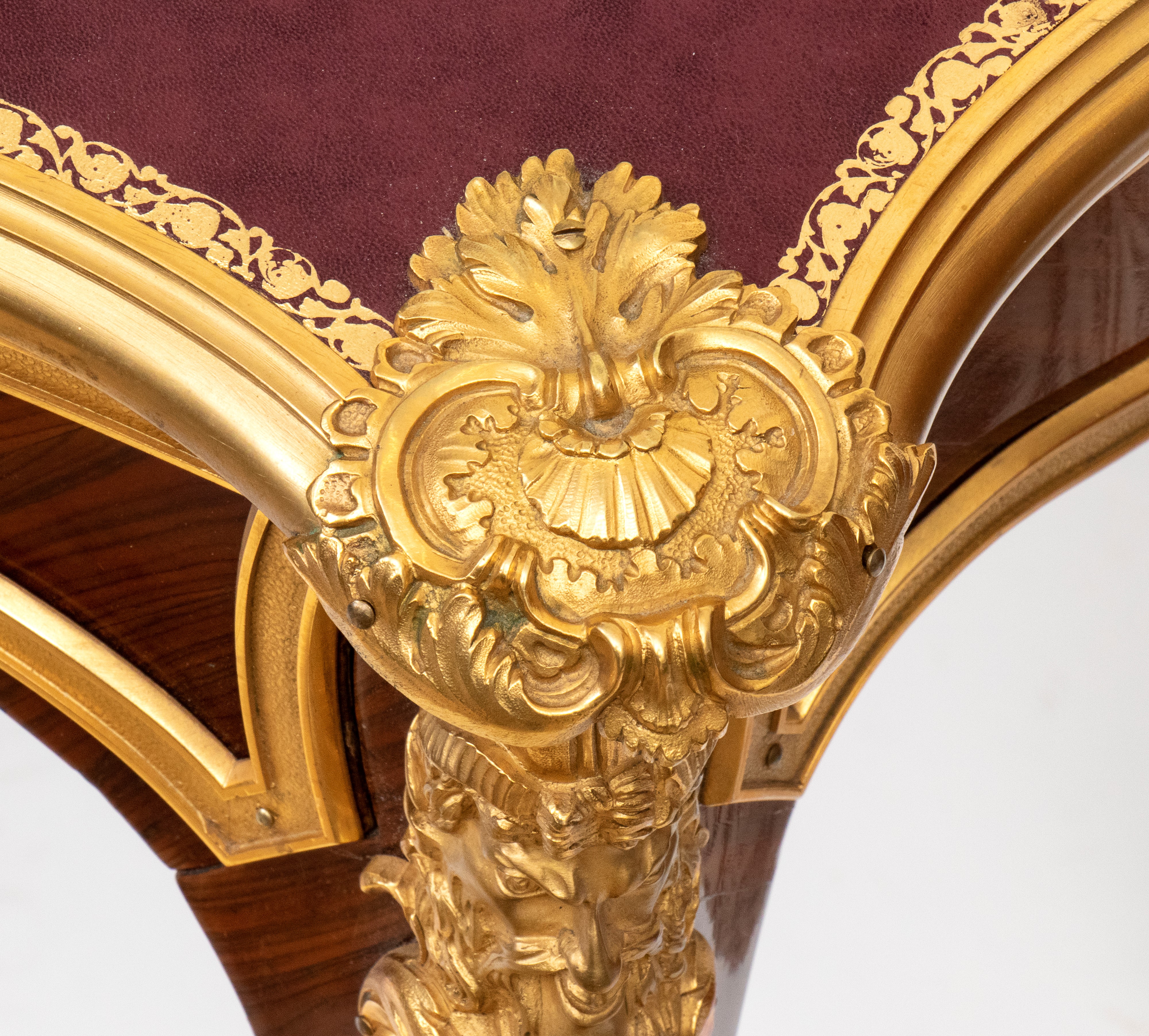 Tavolo scrittoio da centro francese