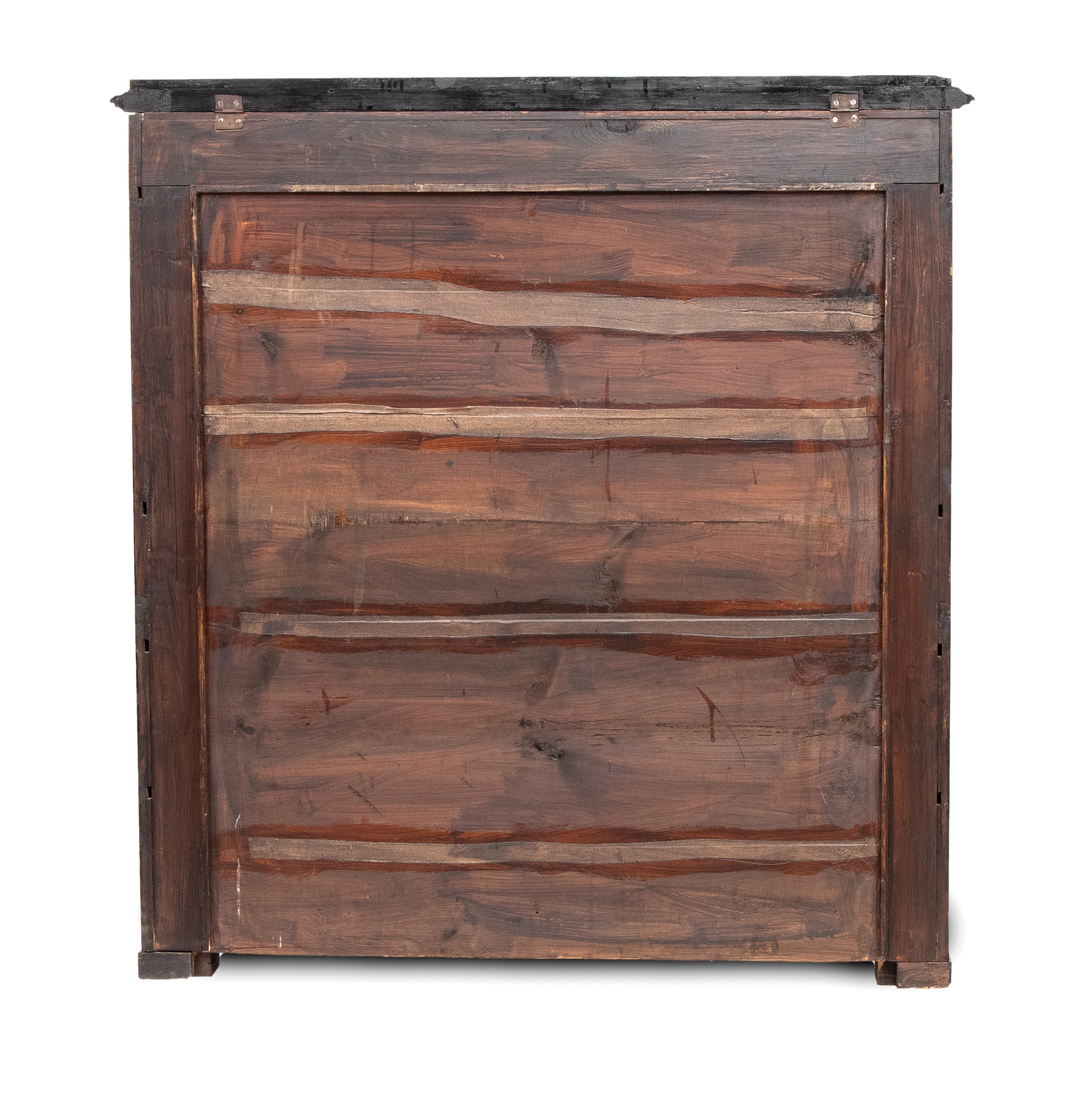 Secretaire Bidermeier, laccato nero, XIX secolo, Svezia