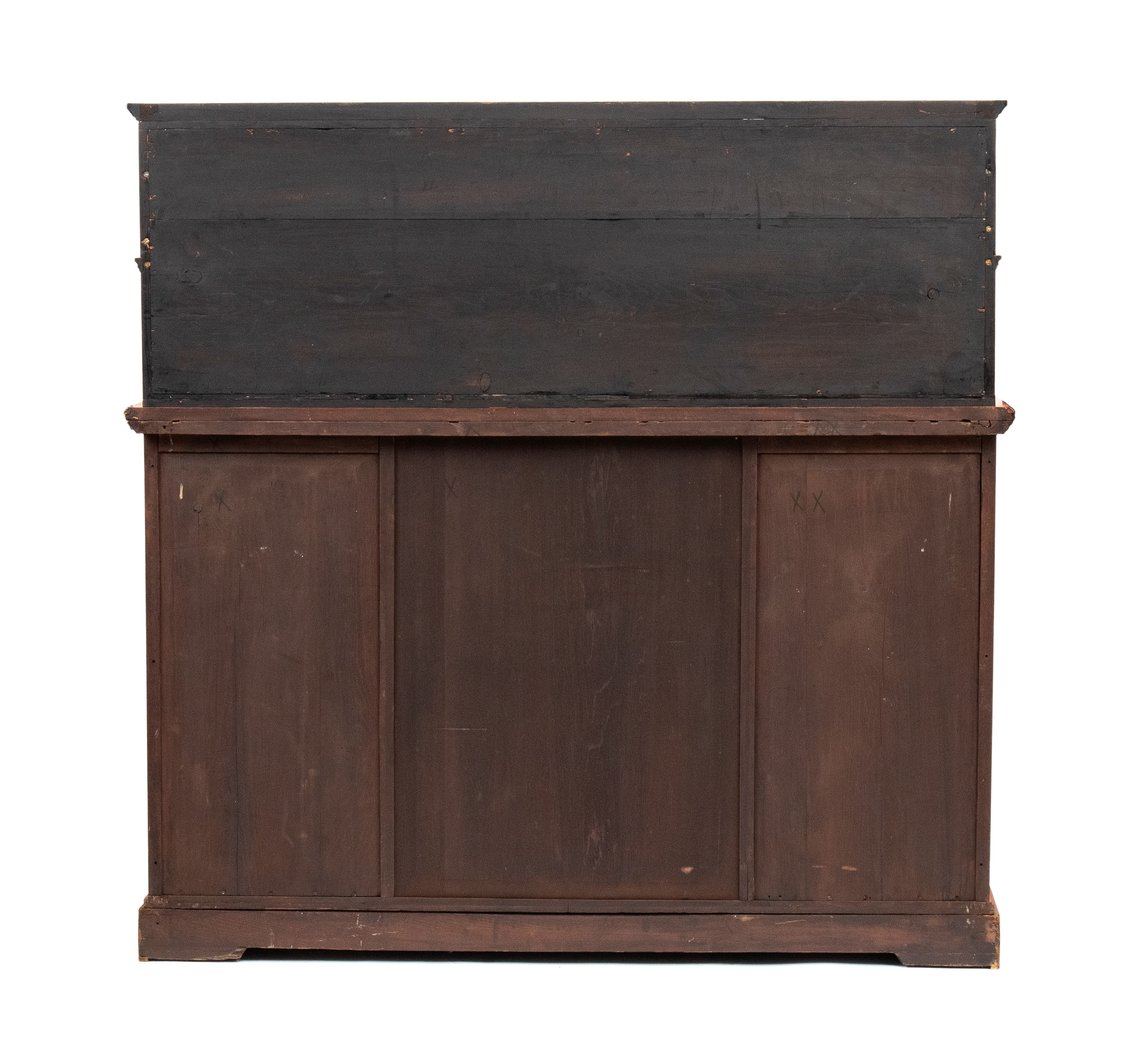 Credenza con alzata in satinwood, Inghilterra, XIX secolo