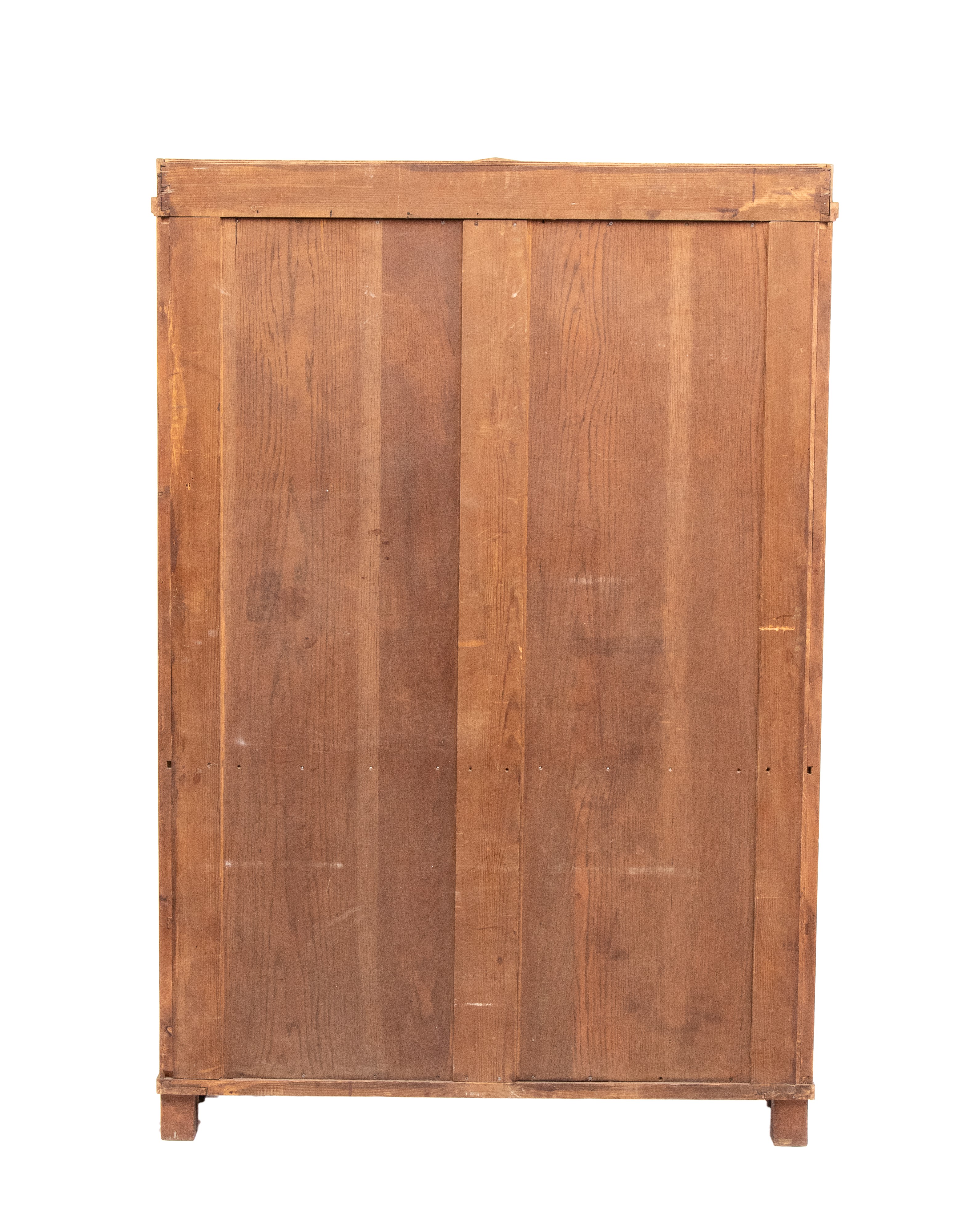 Vetrina a due ante Biedermeier in legno di olmo, Austria, XIX secolo