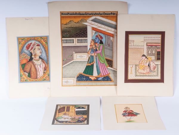 Lot of 19 multiples on paper