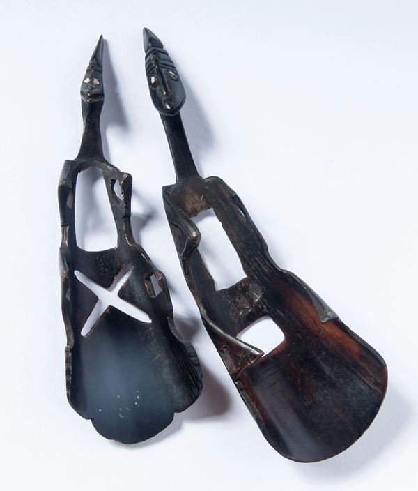 Pair of stylized characters