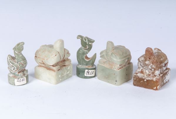 Lot of five seals