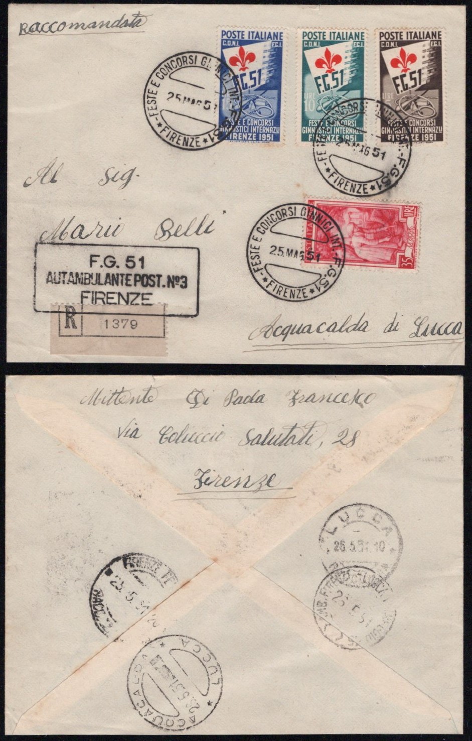 Collezione di Storia Postale Italiana, Insieme di lettere e cartoline