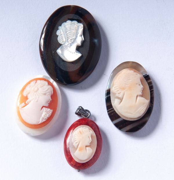Lot of 45 cameos