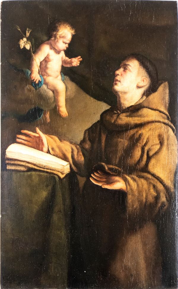 Bernardo Cavallino - Saint Antonio from Padova and Child