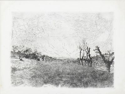 Il campo di grano, acquaforte