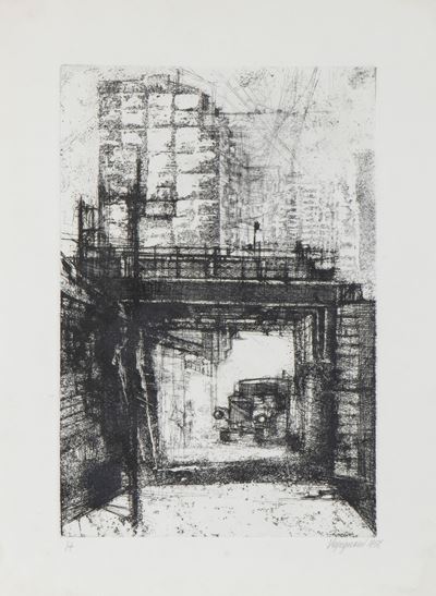 Senza titolo, acquaforte, 1958