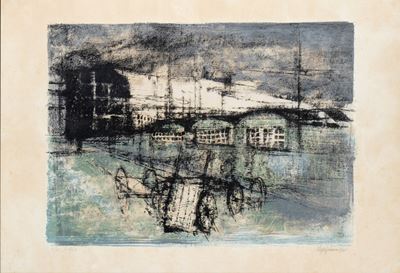 Senza titolo (1961), litografia