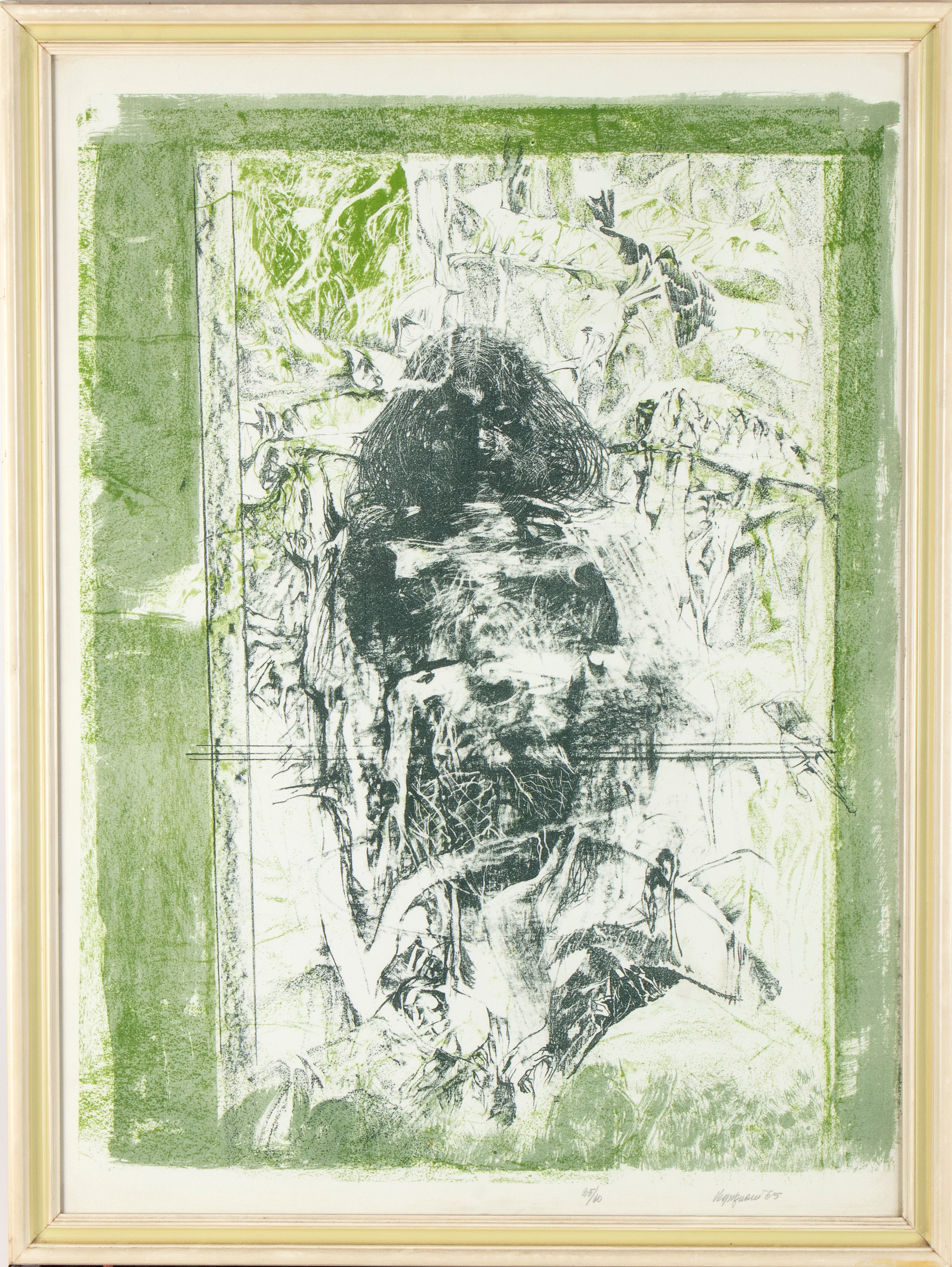 Renzo Vespignani - Senza titolo (1961), litografia