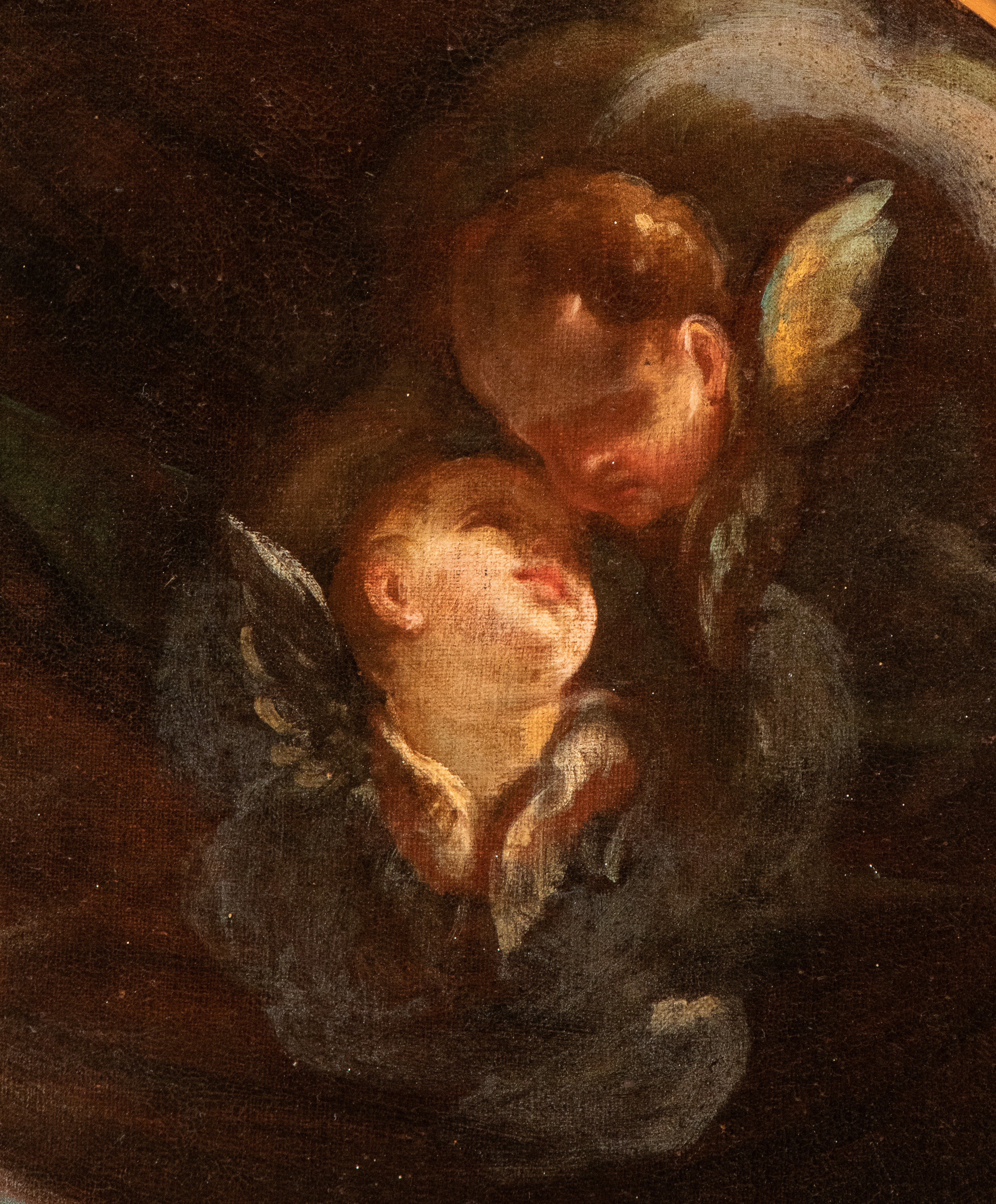 San Francesco di Paola e Sant'Antonio da Padova al cospetto della Madonna con il Bambino