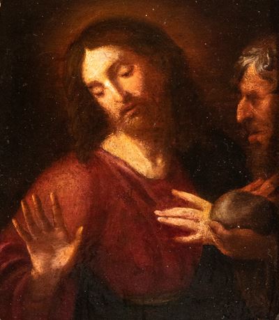 Autore non identificato, Cattura di Cristo, olio su tavola
