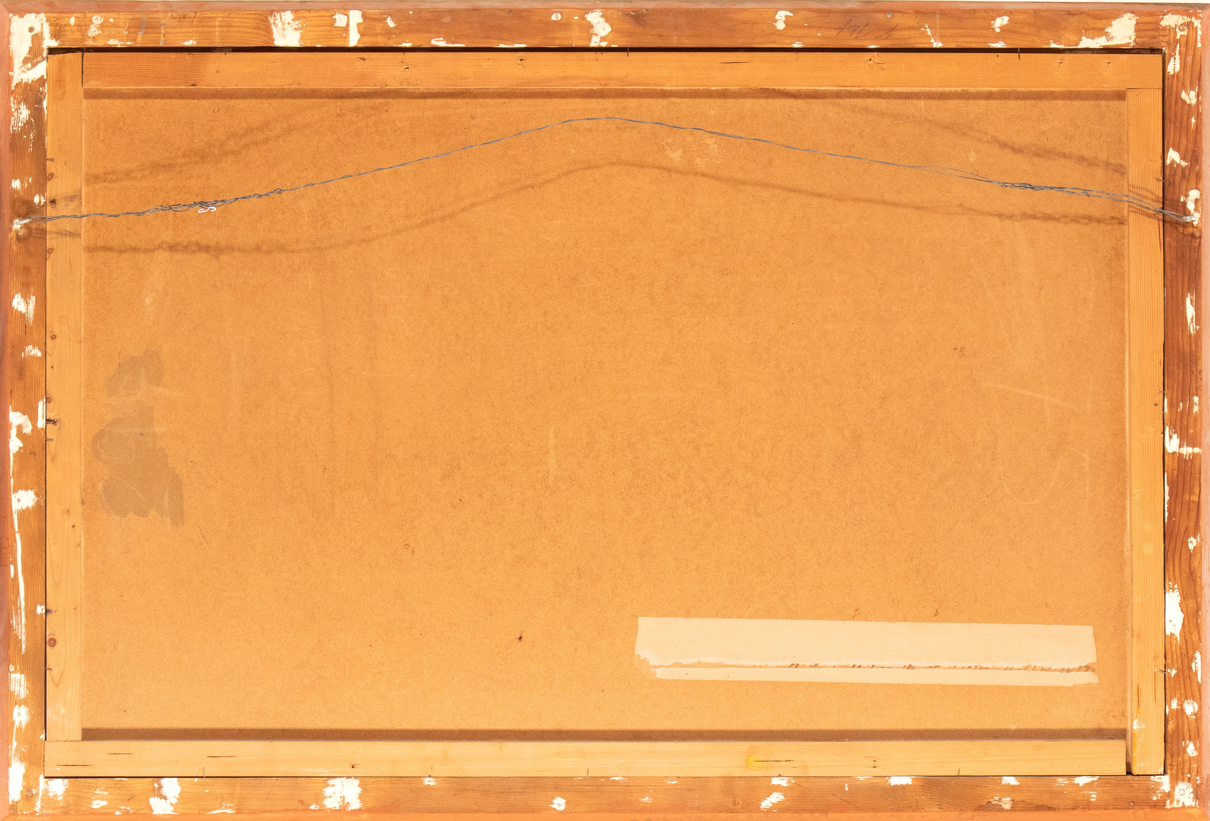 Paesaggio con coppia di pastori, armenti e cascate sullo sfondo