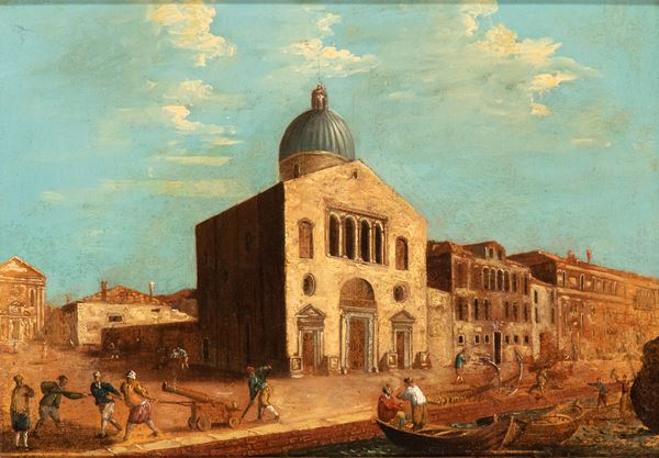 Artista attivo a Venezia, prima met&#224; XIX secolo - Veduta di Venezia