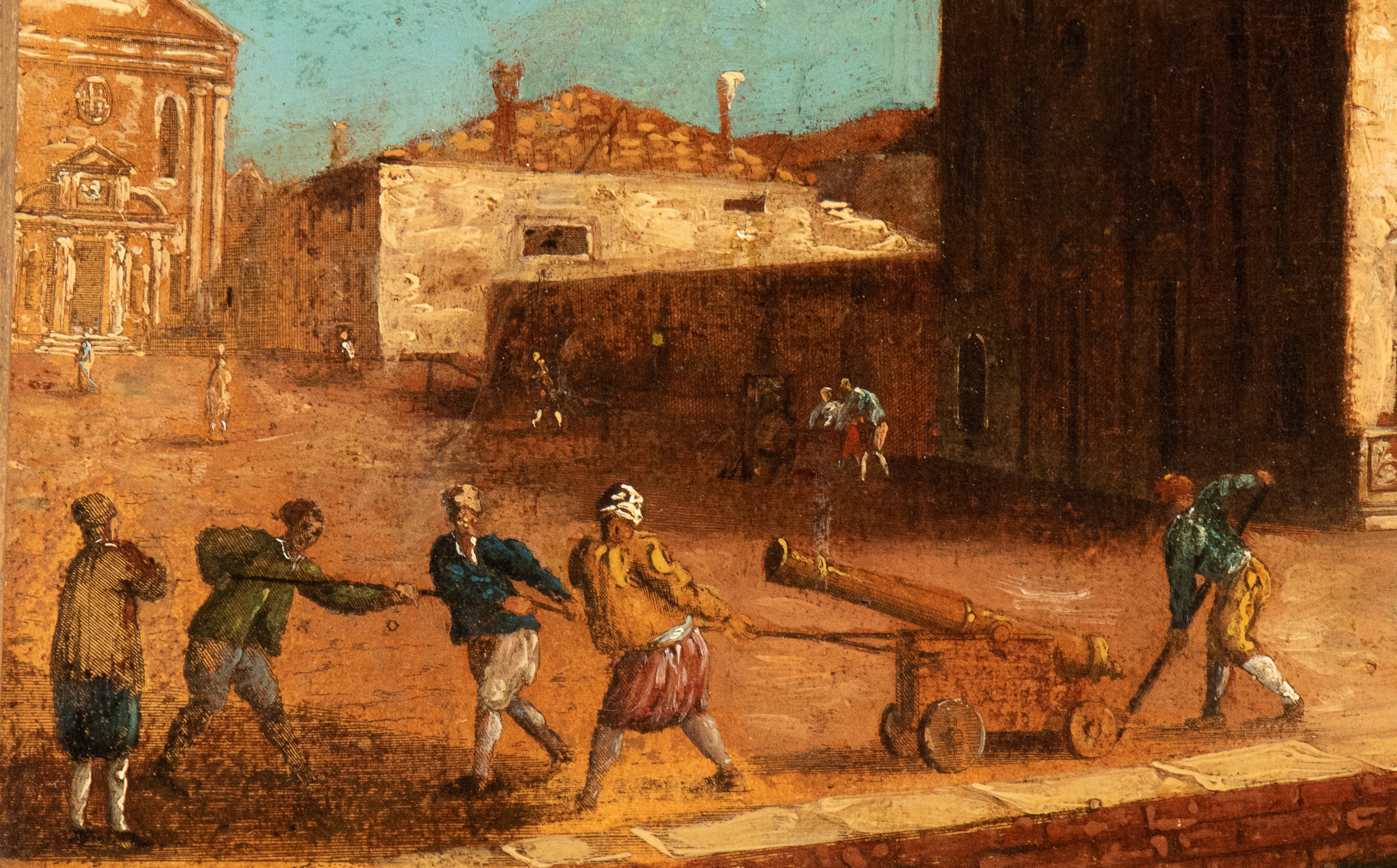 Artista Attivo a Venezia, Prima Metà XIX Secolo - Veduta di Venezia, olio su tela