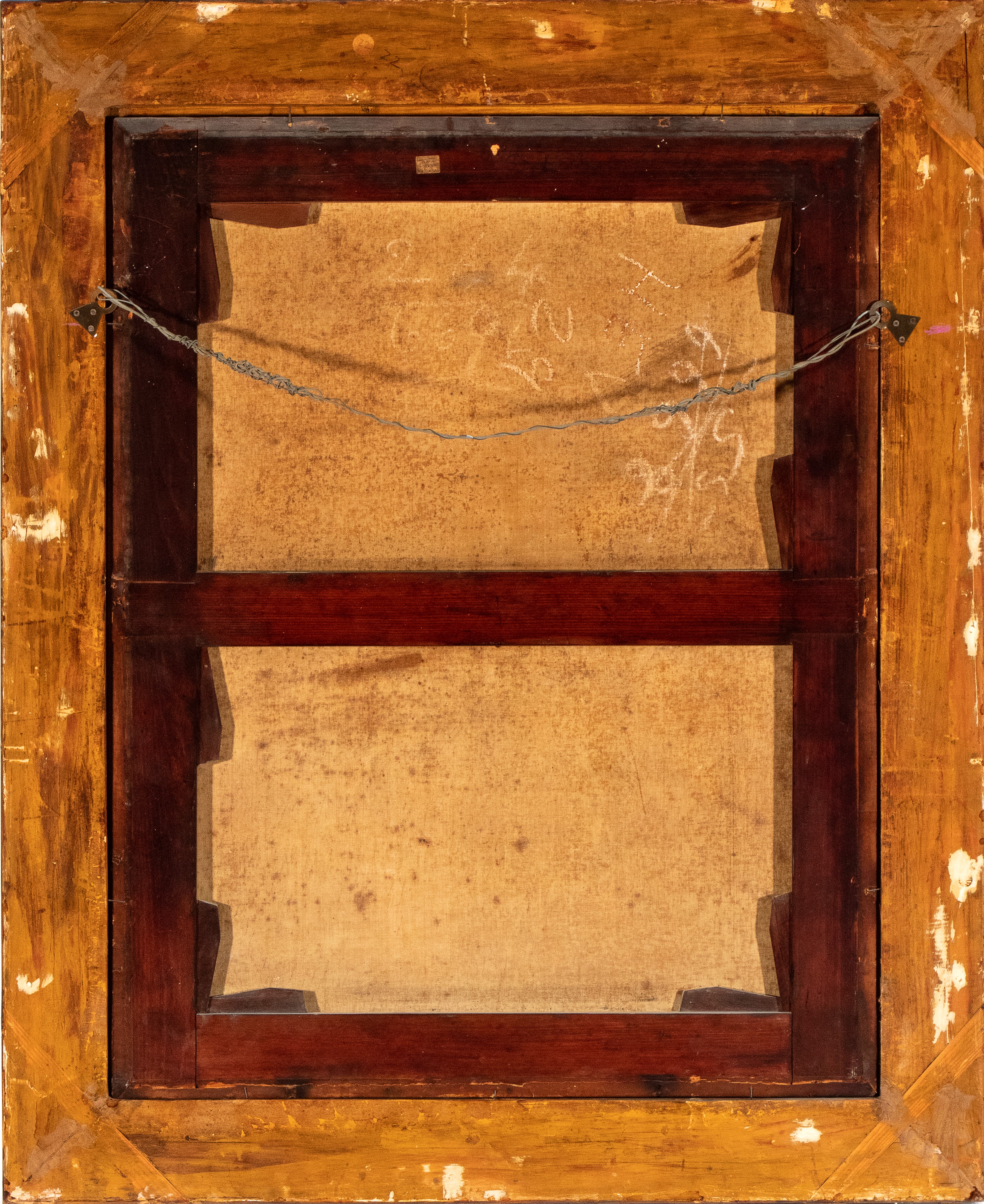 Paesaggio con rovine classiche e predica di San Pietro