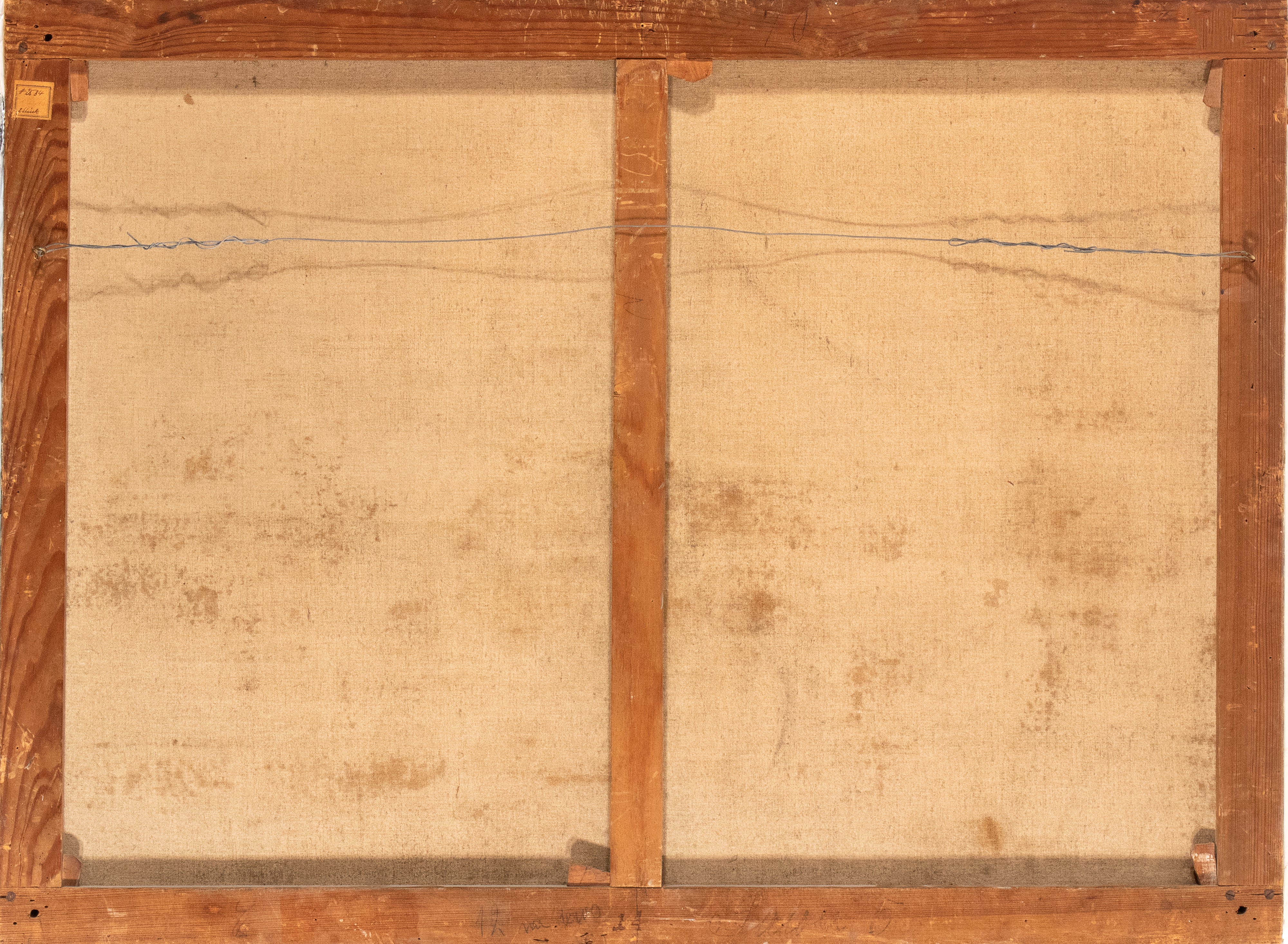 a) Baccanale con Bacco ubriaco; b) Baccanale con scena di sacrificio. Coppia di dipinti