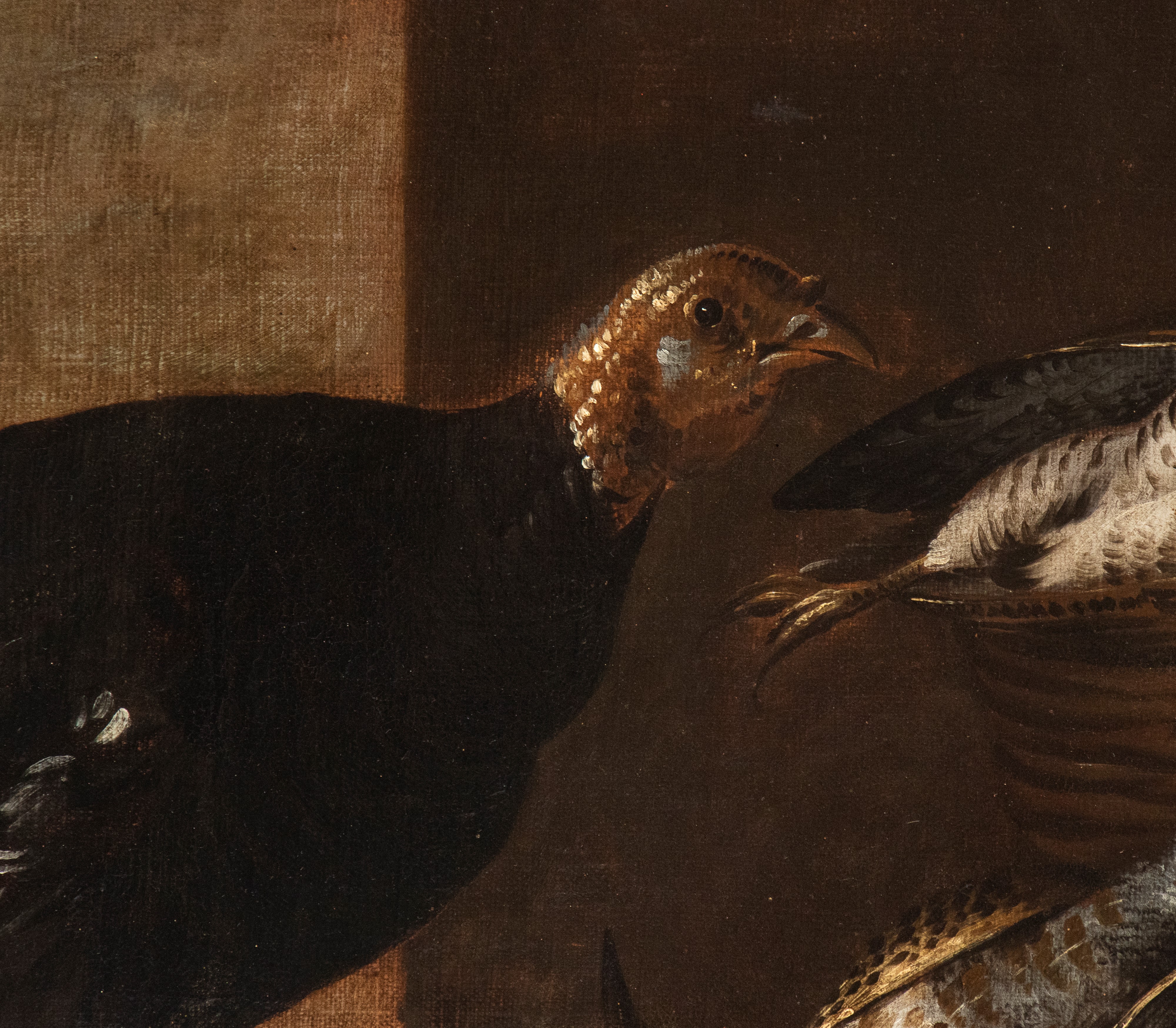 Natura morta con tacchino e cacciagione