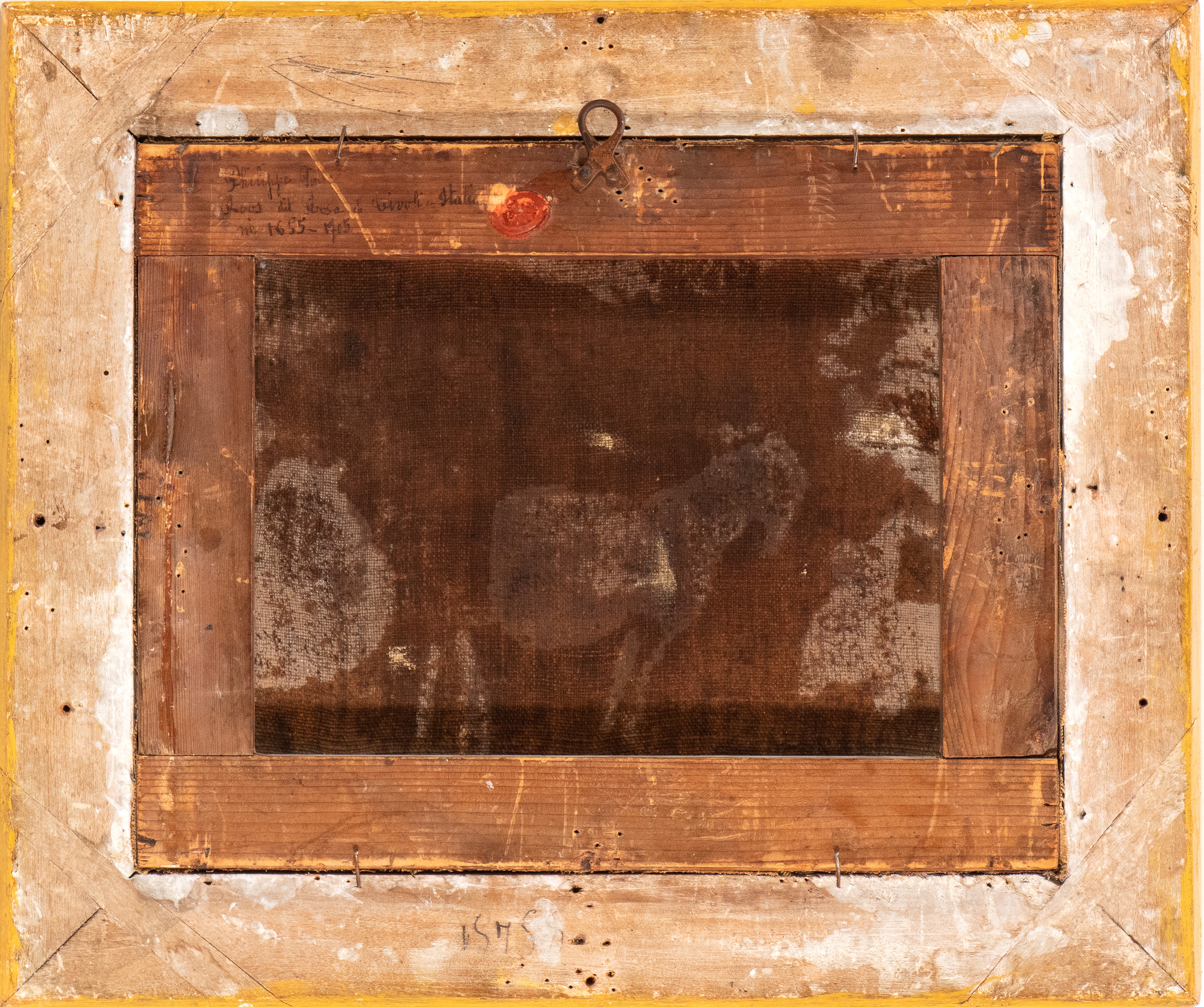 a) Gregge tra rovine romane con arco sullo sfondo; b) Gregge in un paesaggio con edificio sullo s...