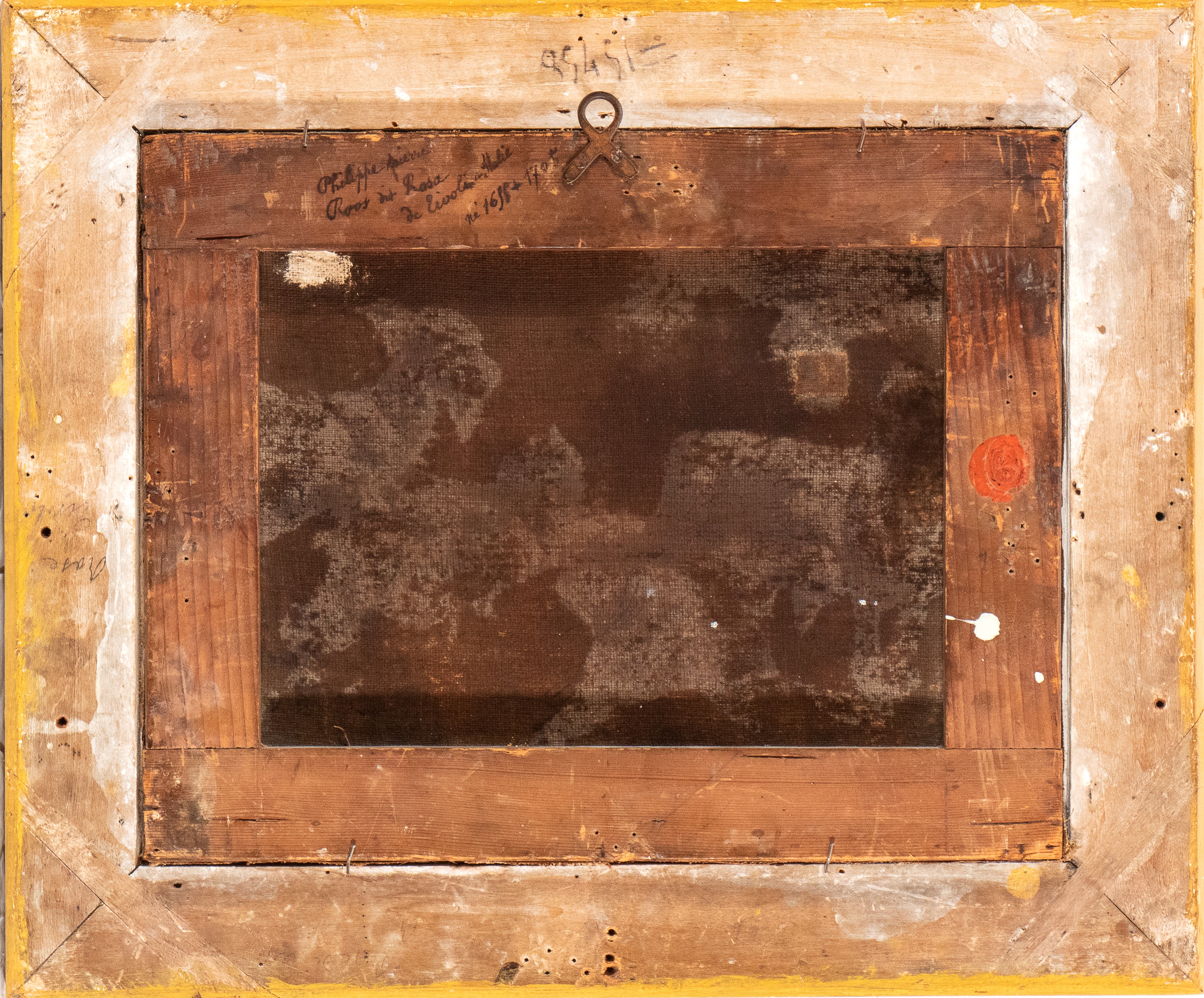 a) Gregge tra rovine romane con arco sullo sfondo; b) Gregge in un paesaggio con edificio sullo s...