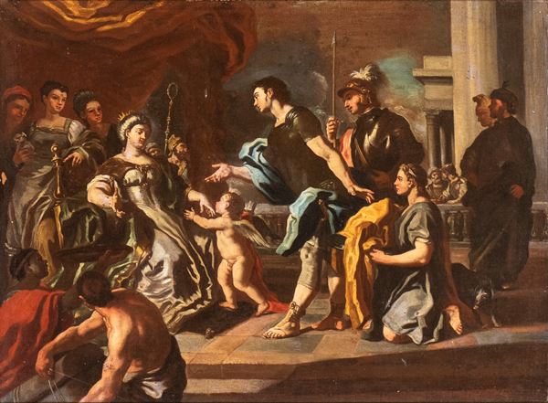 Francesco Solimena - The meeting of Aeneas and Dido