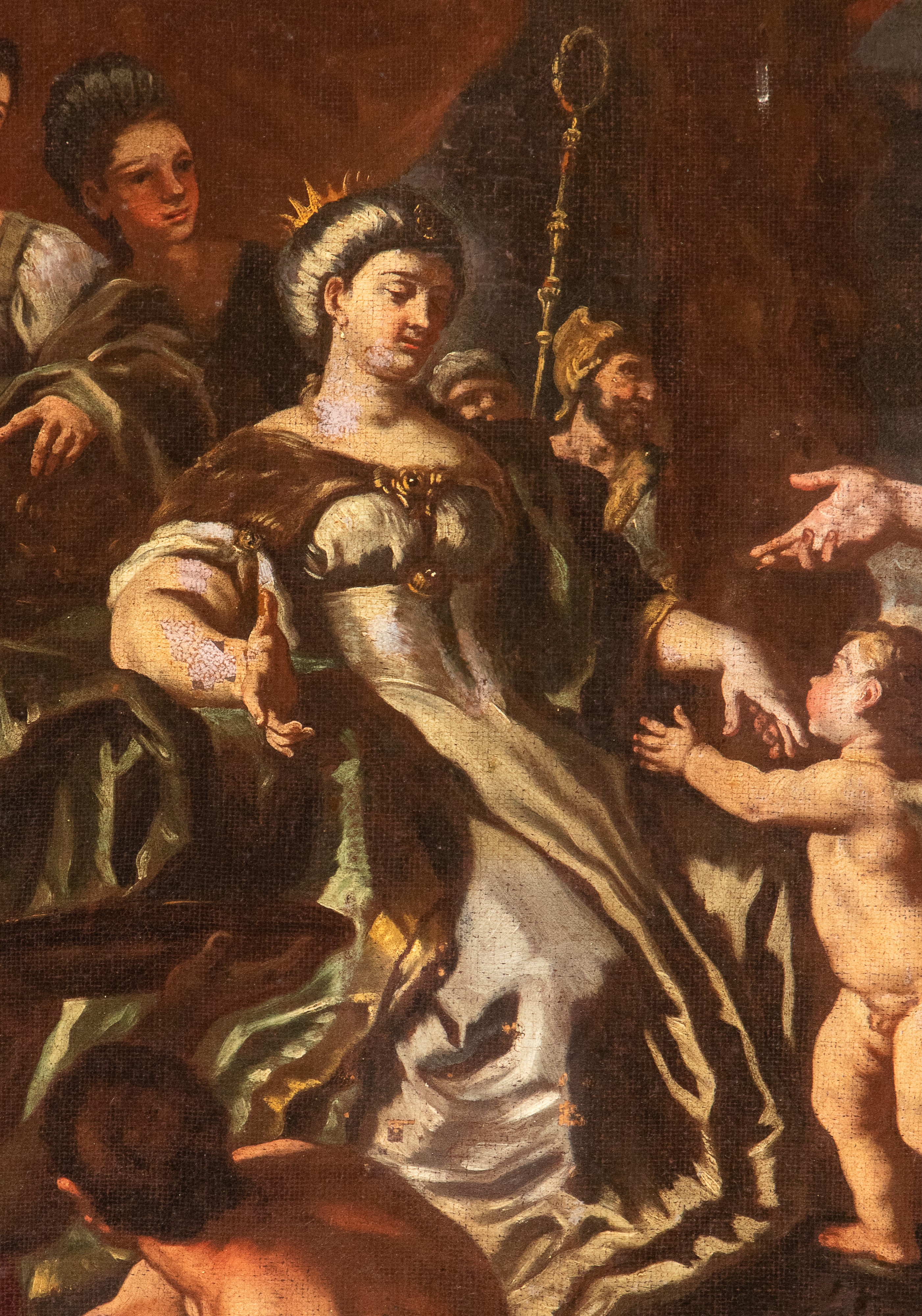 Francesco Solimena - Incontro tra Enea e Didone, olio su tela