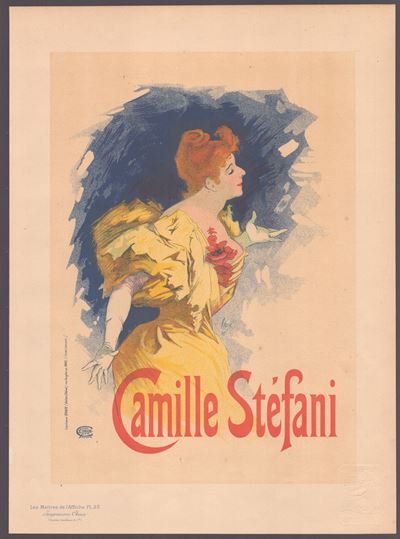 Manifesto da 'Les Maîtres de l’Affiche', PL. 93, litografia a colori