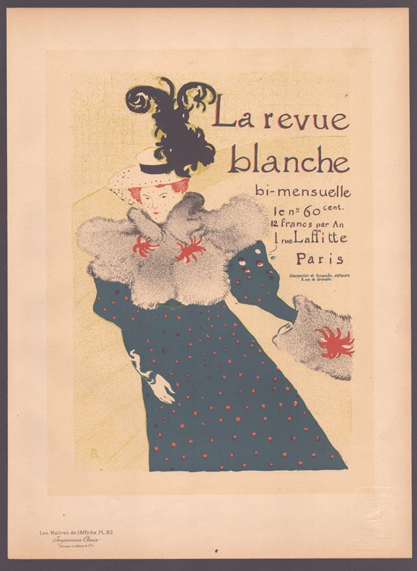 La revue blanche, da "Les Maitres de L'Affiche" PL. 82
