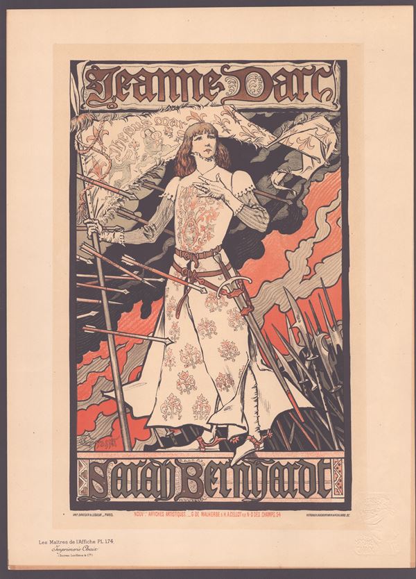 Jeanne D'Arc, da "Les Maitres de L'Affiche" PL. 174
