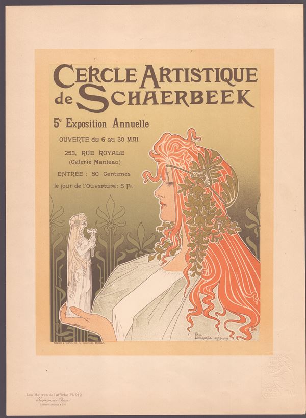 Cercle Artistique de Schaerbeek, da "Les Maitres de L'Affiche" PL. 212