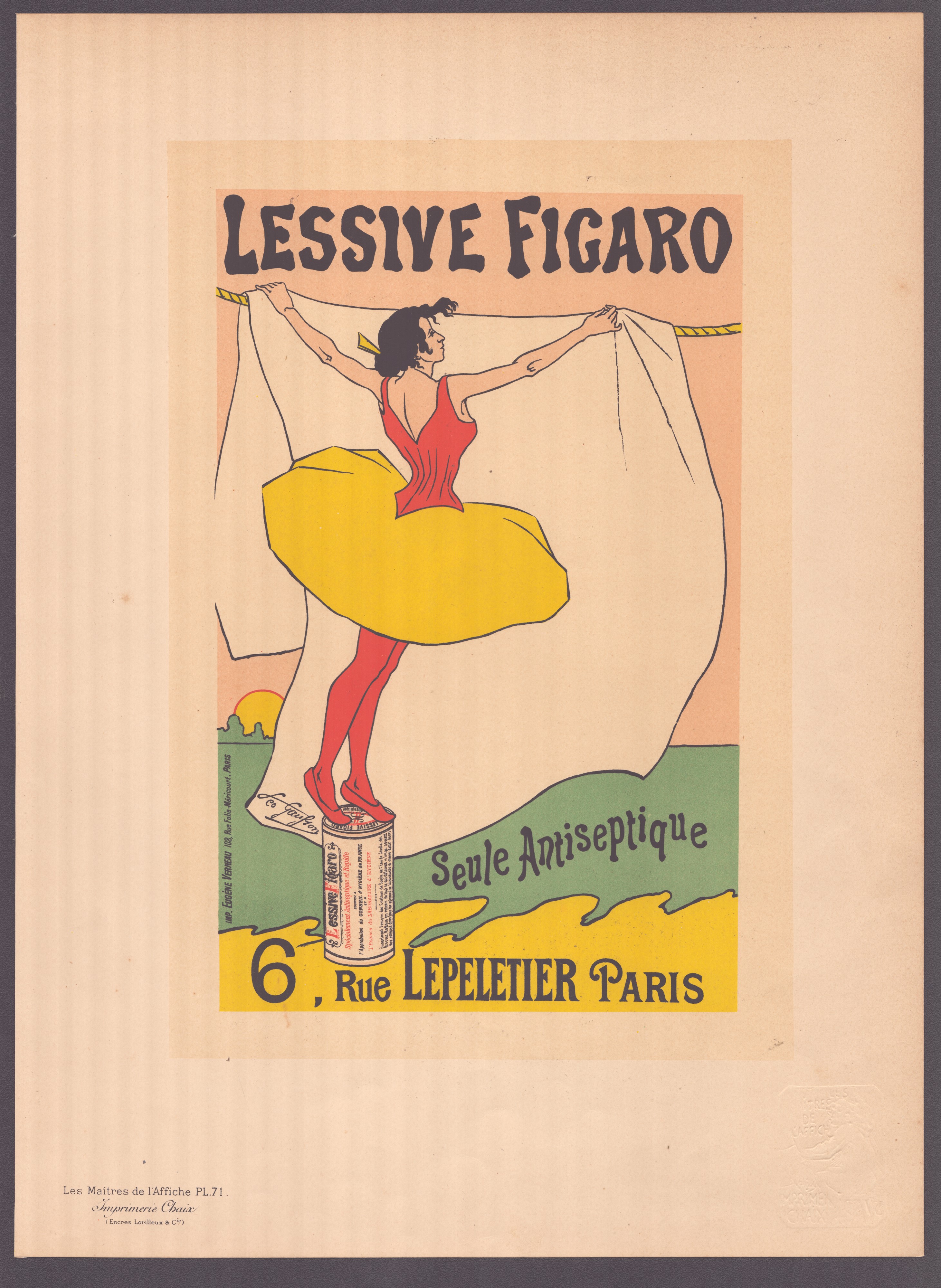 Léo Gausson, Lessive Figaro; Jules Chéret, Société de Secours aux familles des marins naufragés; ...