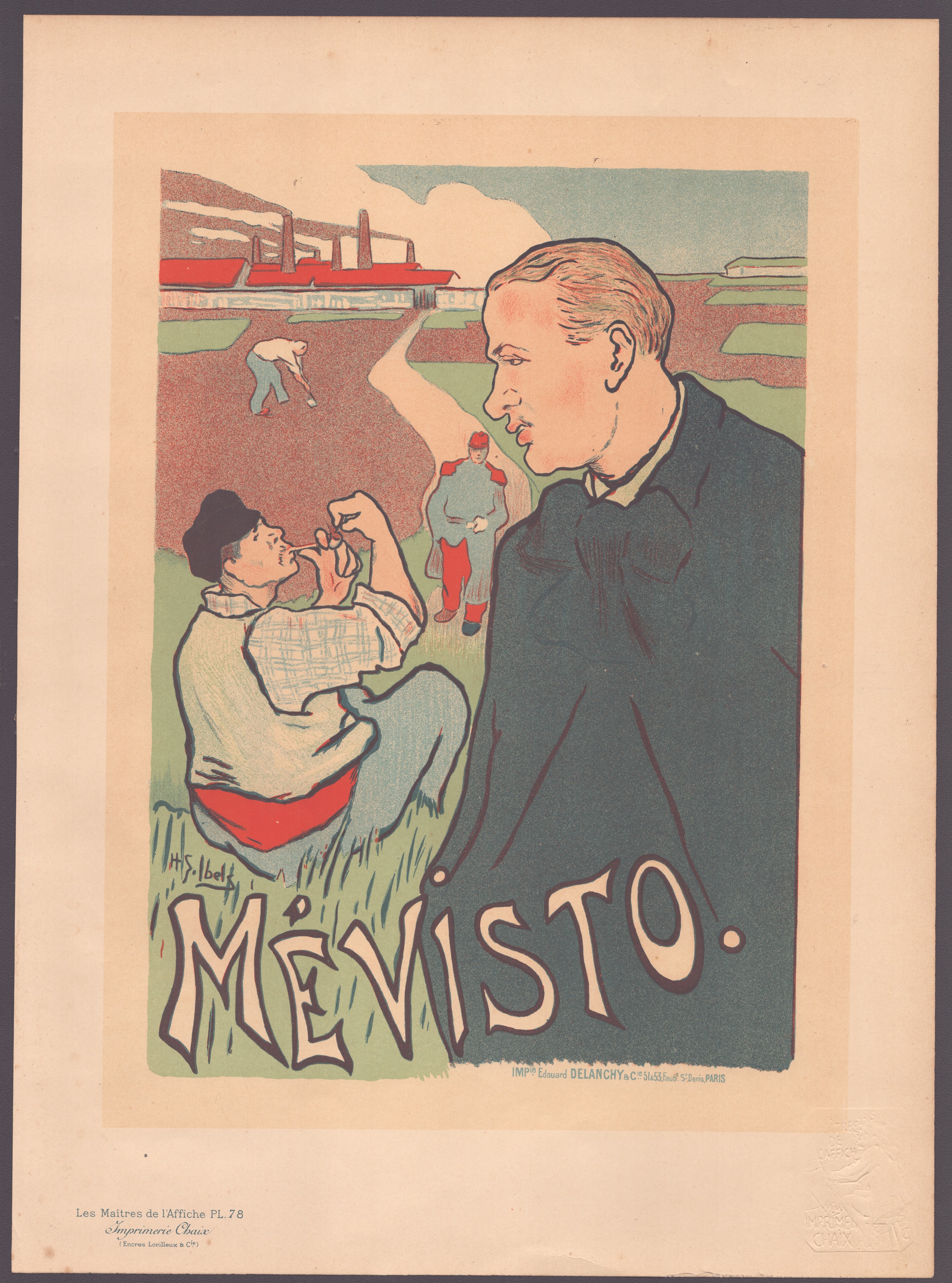 Eugène Grasset et al., Les Maitres de L'Affiche, Lotto di sette litografie a più colori
