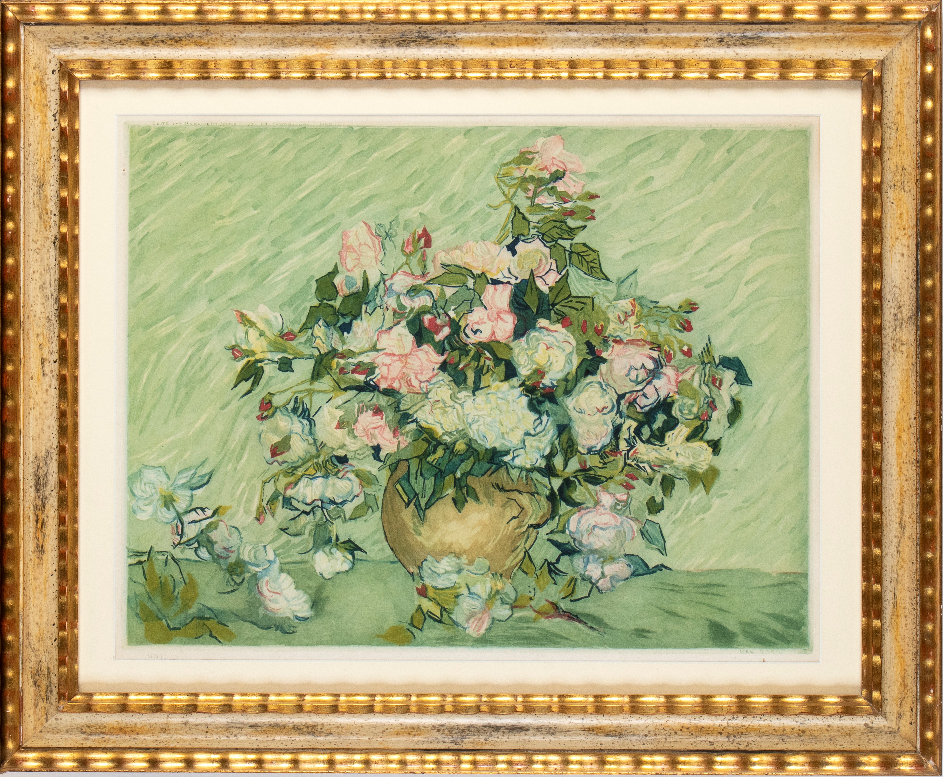 Jacques Villon - Les Roses, acquaforte e acquatinta