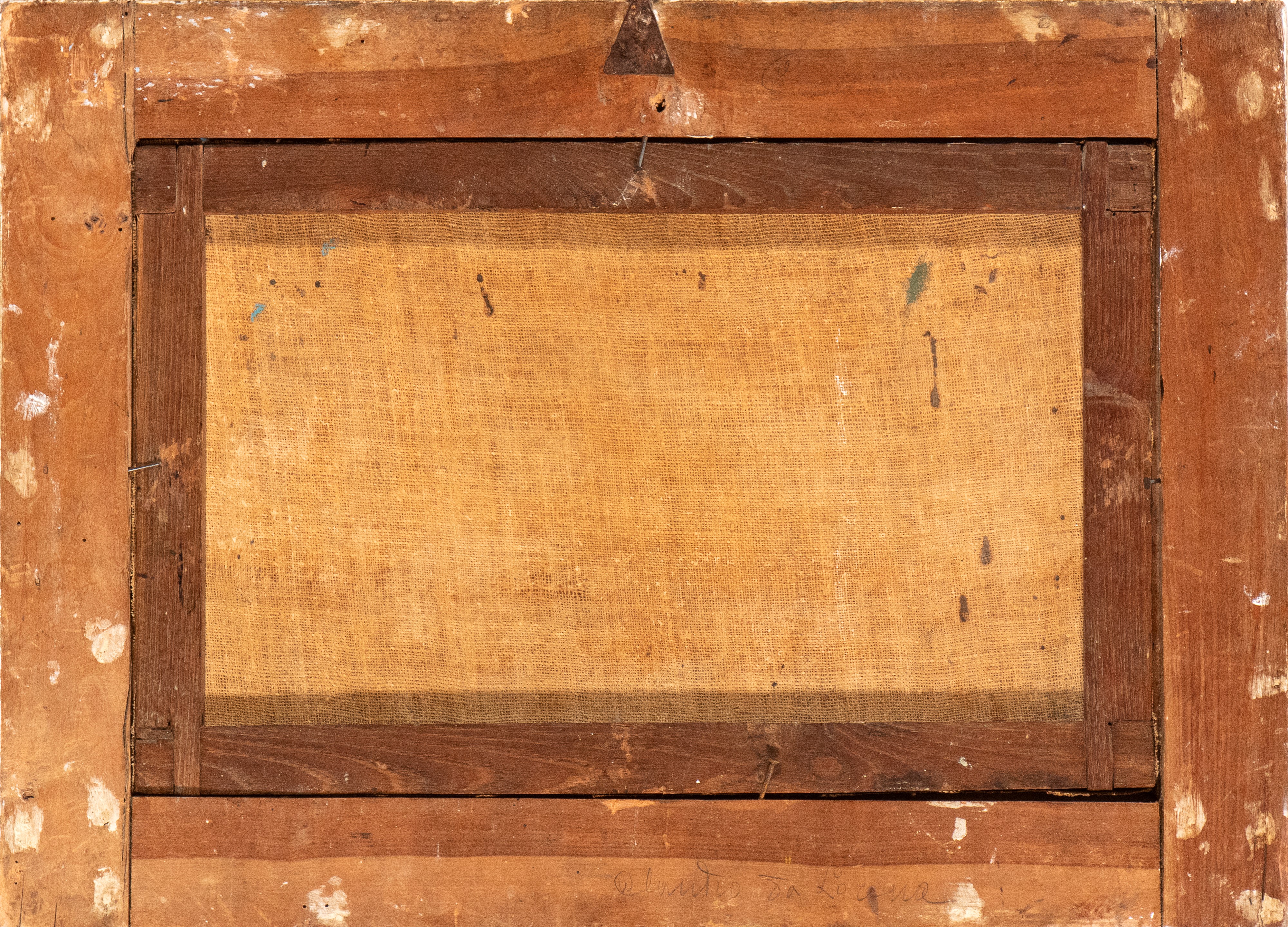 a) Veduta di fantasia della campagna romana, con pescatori presso torrente e borgo abitato; b) Ve...